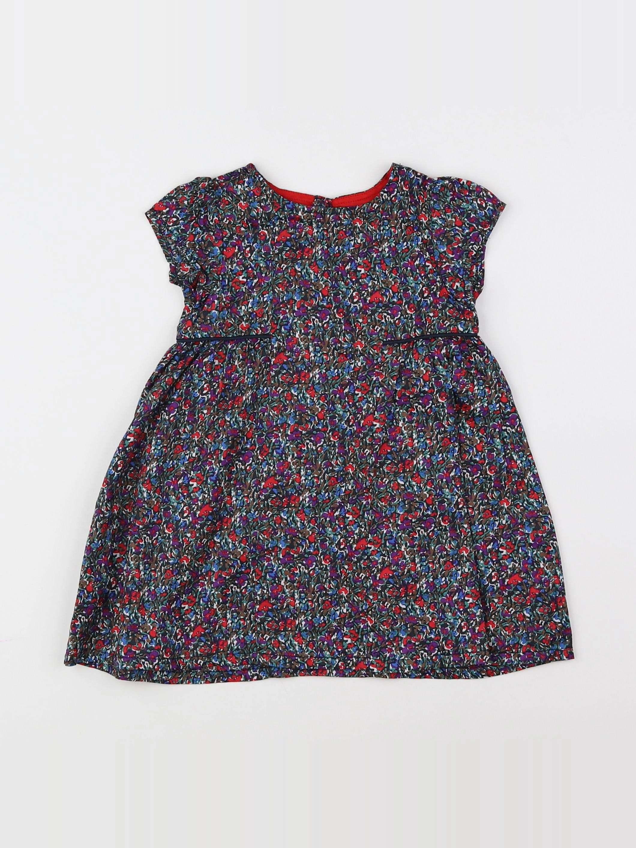 Boutchou - robe multicolore - 9 mois