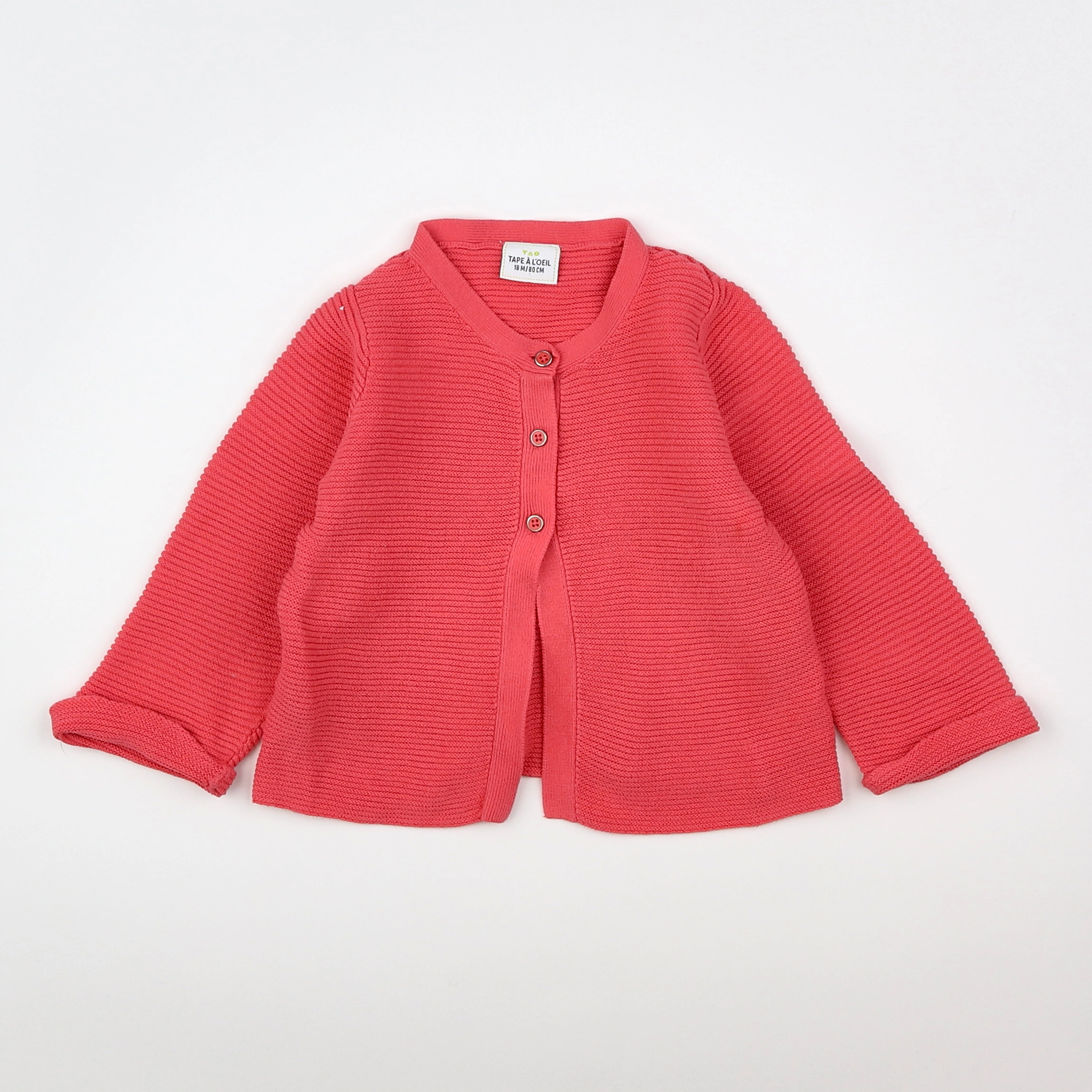 Tape à l'oeil - gilet rose - 18 mois