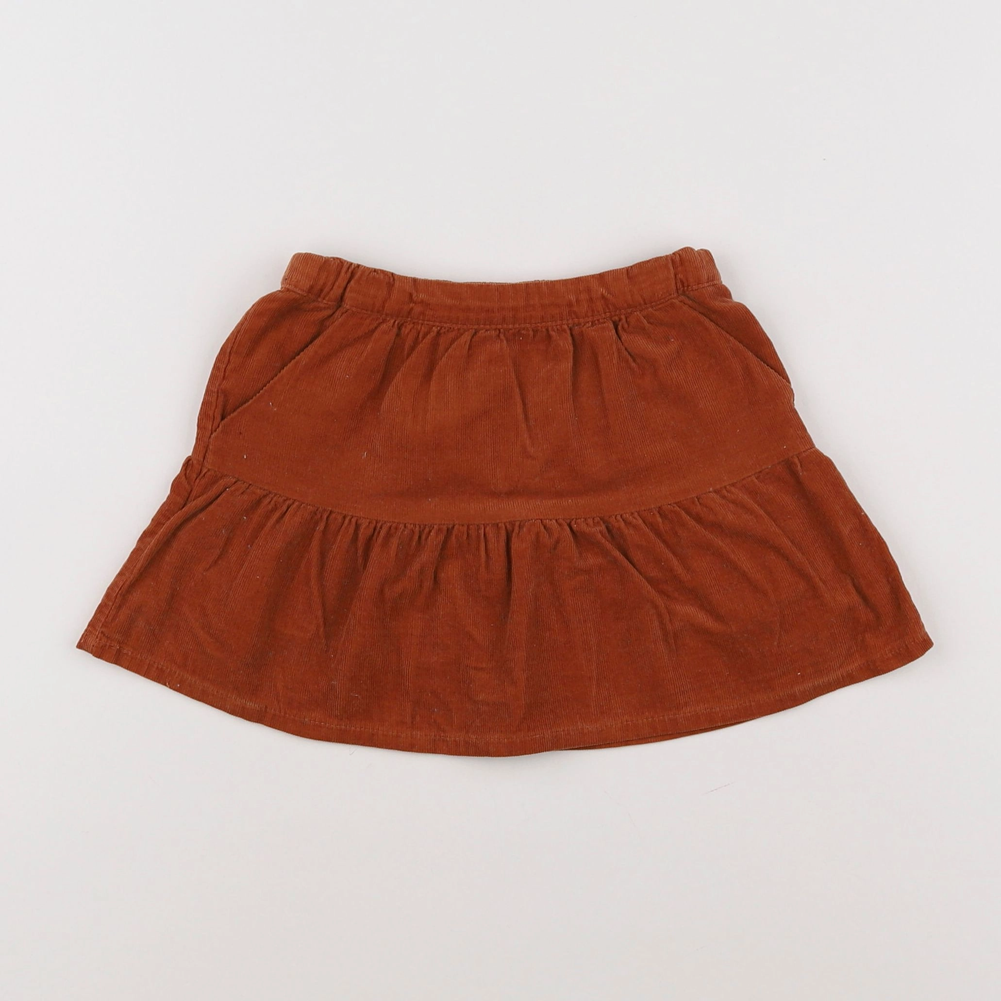 Vertbaudet - jupe marron - 3 ans