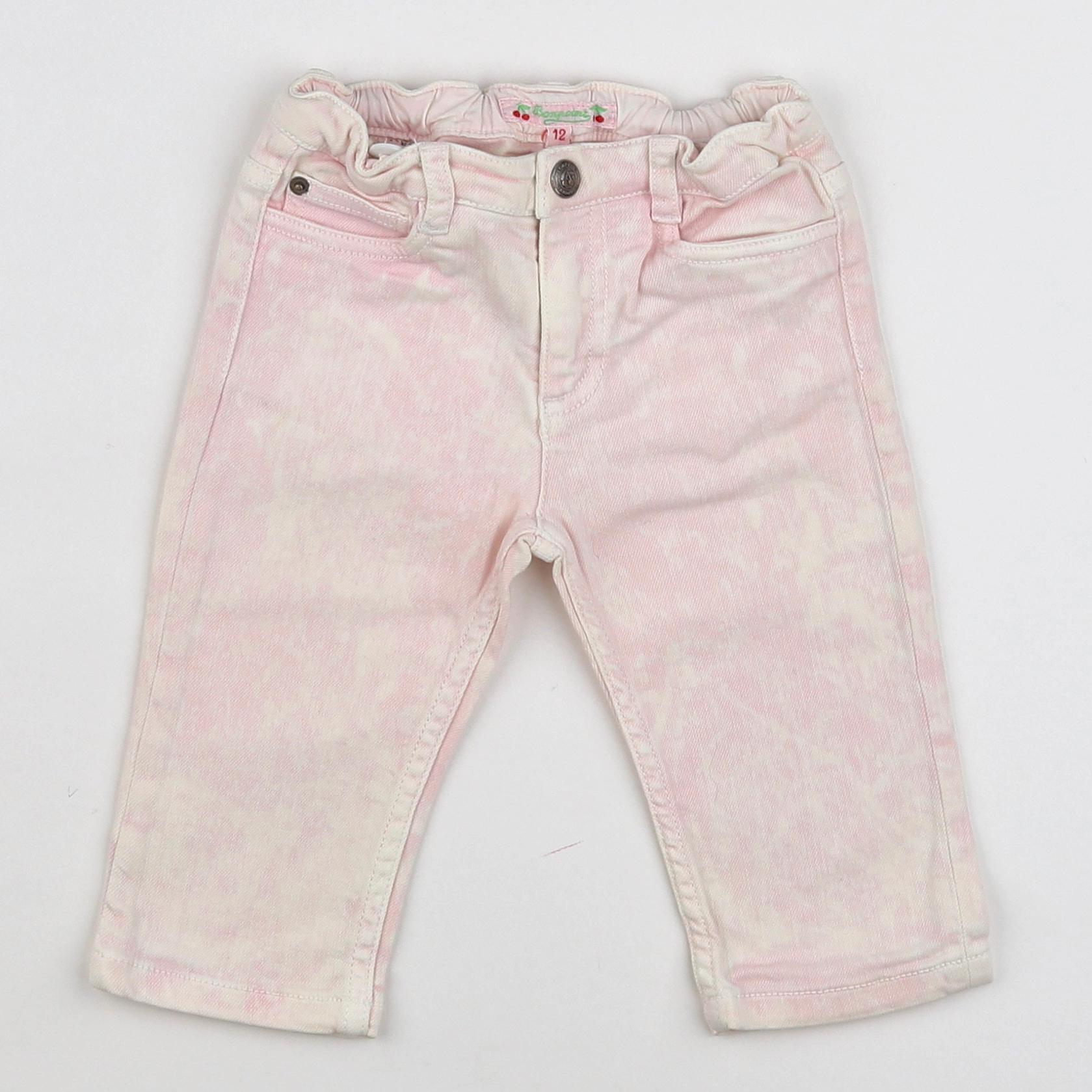 Bonpoint - pantalon rose - 12 mois