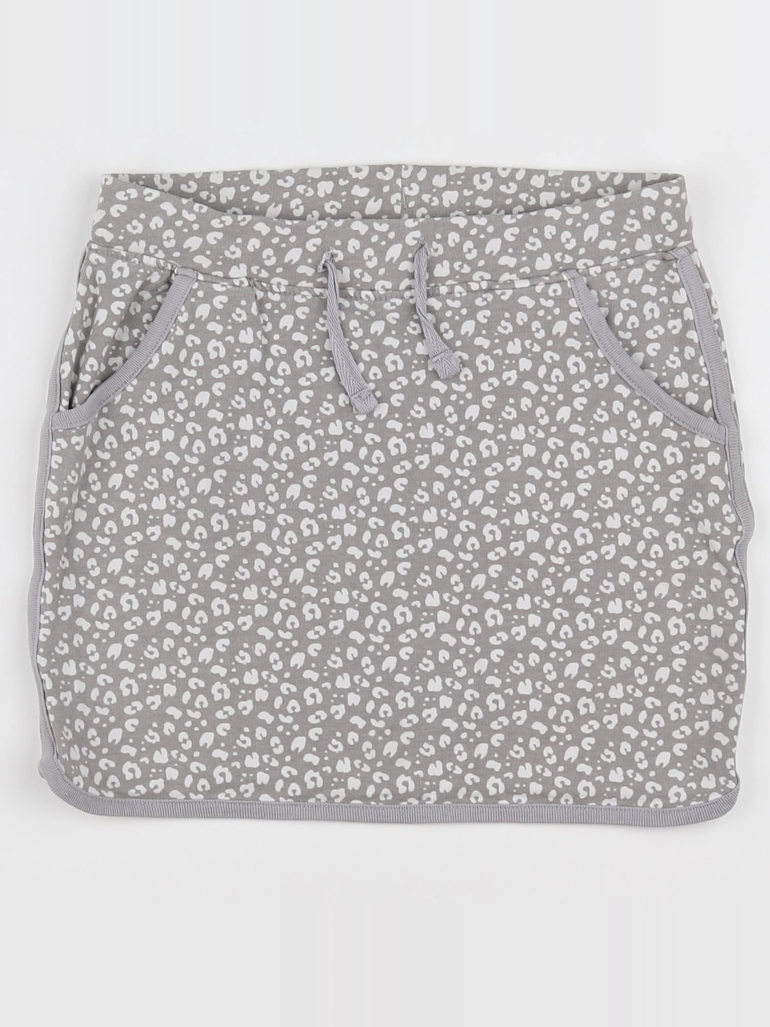 Vertbaudet - jupe gris - 10 ans