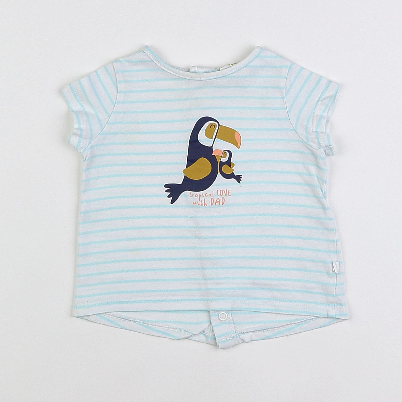 Tape à l'oeil - tee-shirt bleu - 9 mois
