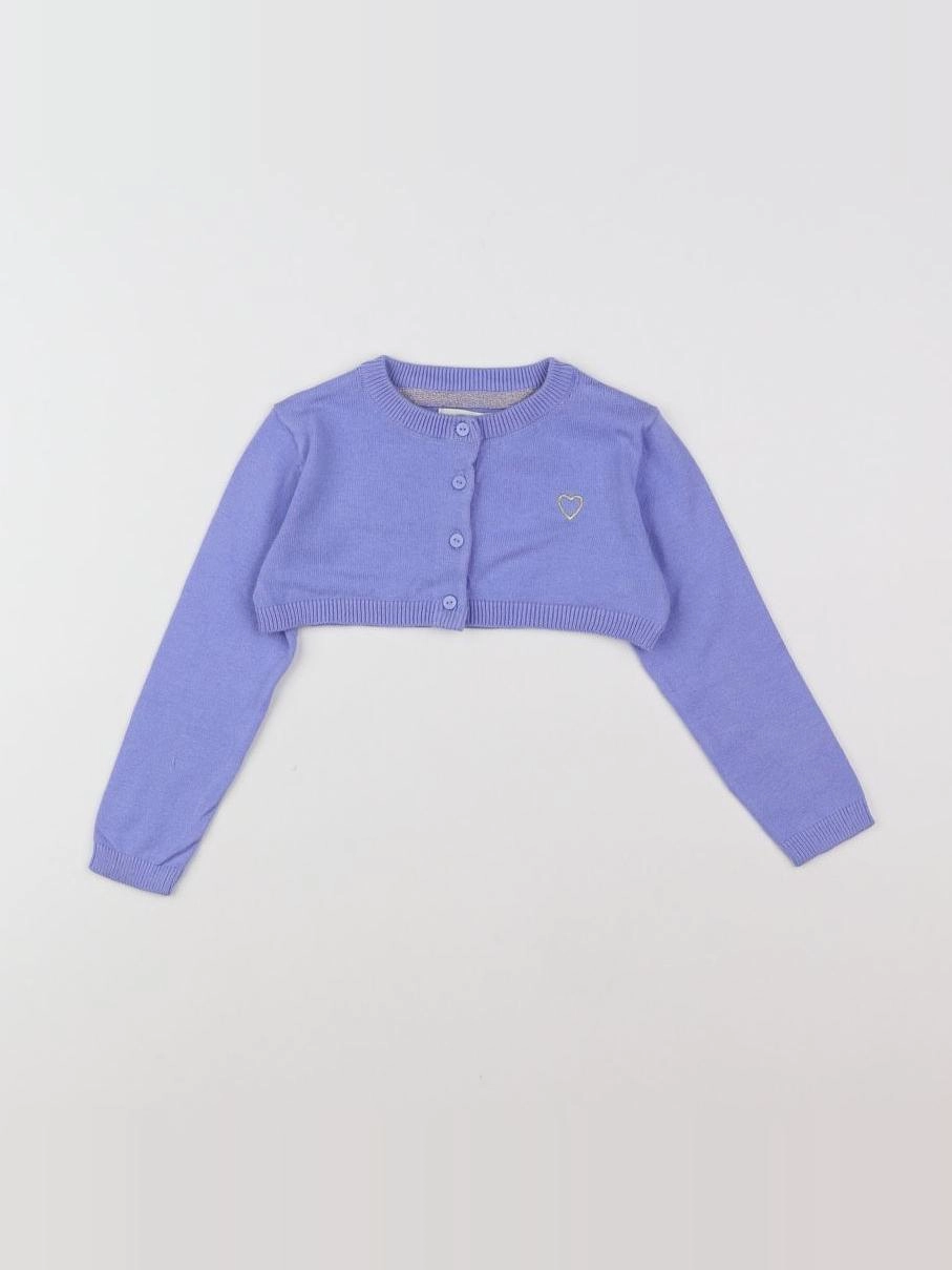 Vertbaudet - gilet violet (état neuf) - 2 ans