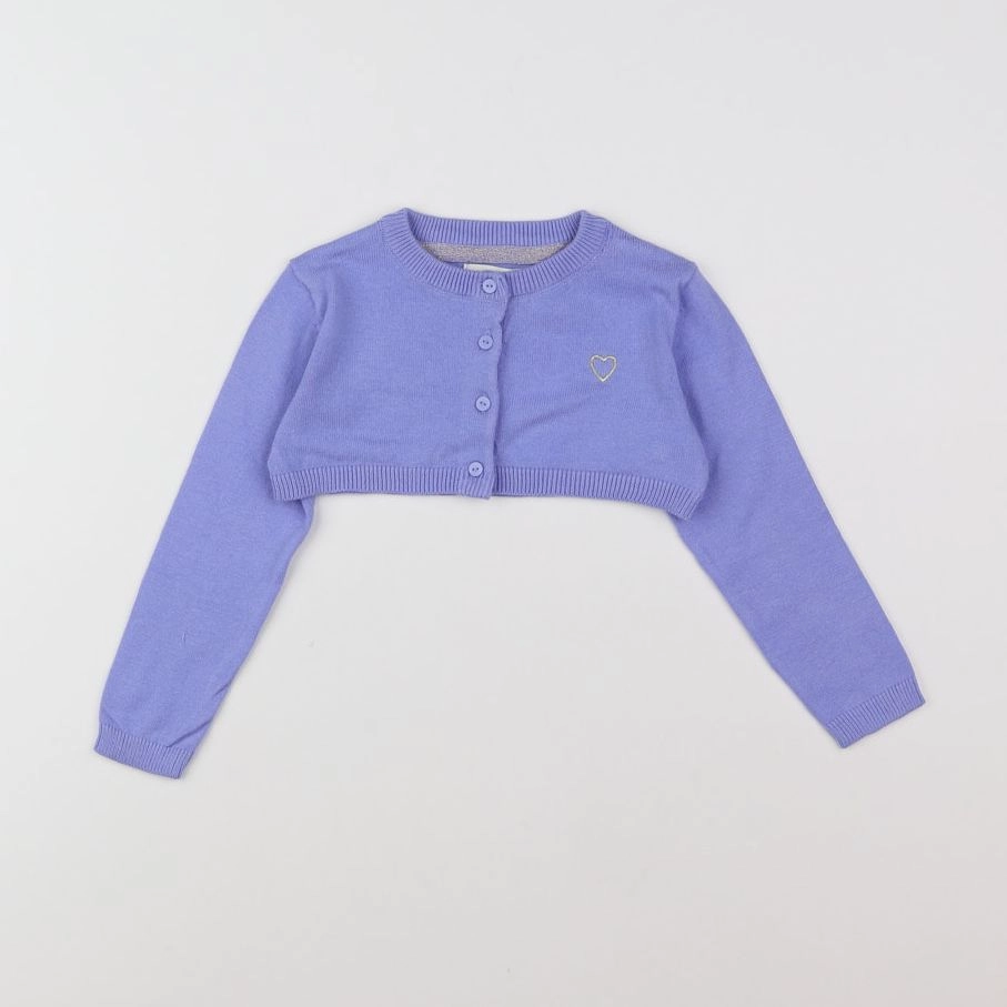 Vertbaudet - gilet violet (état neuf) - 2 ans