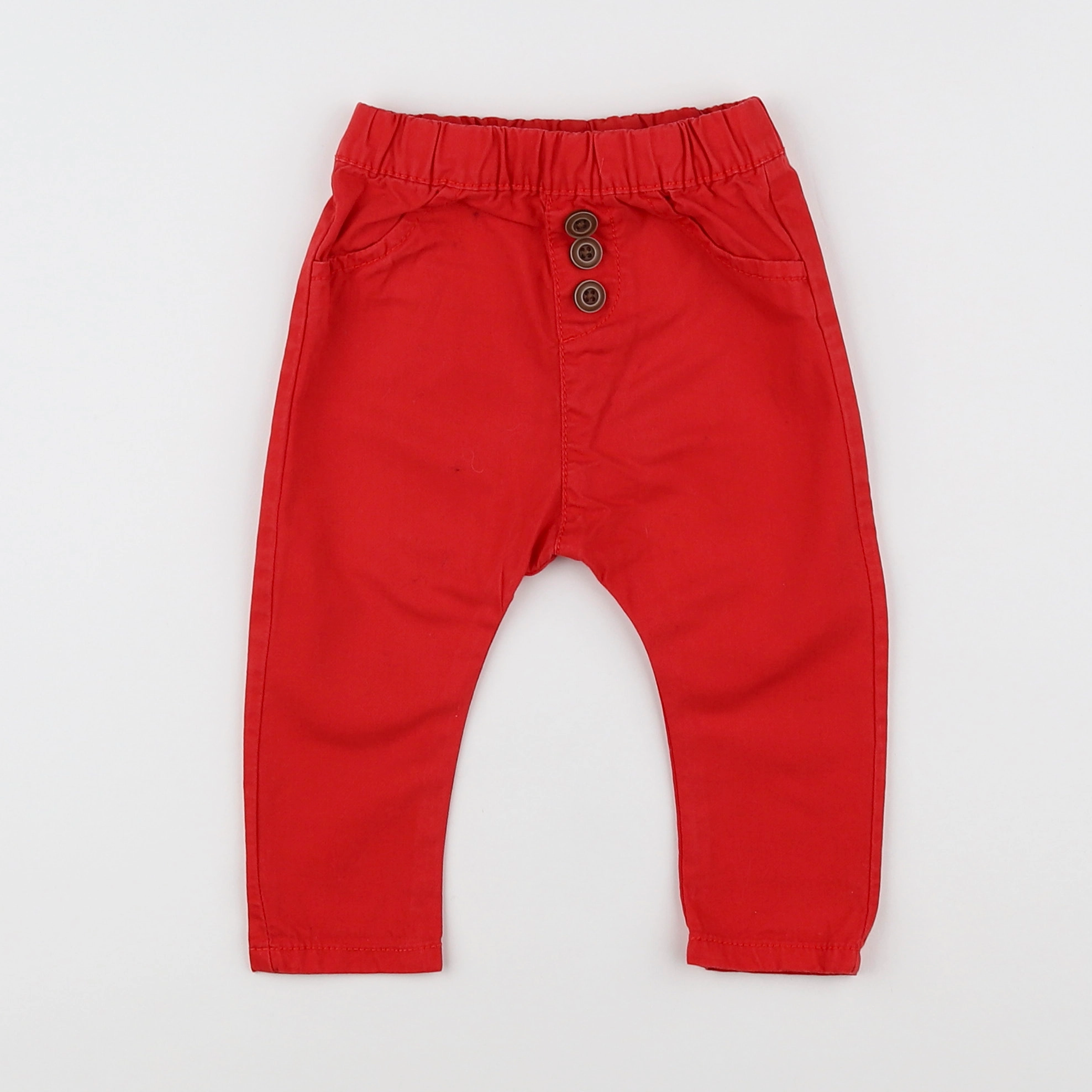 Tape à l'oeil - pantalon rouge - 9 mois