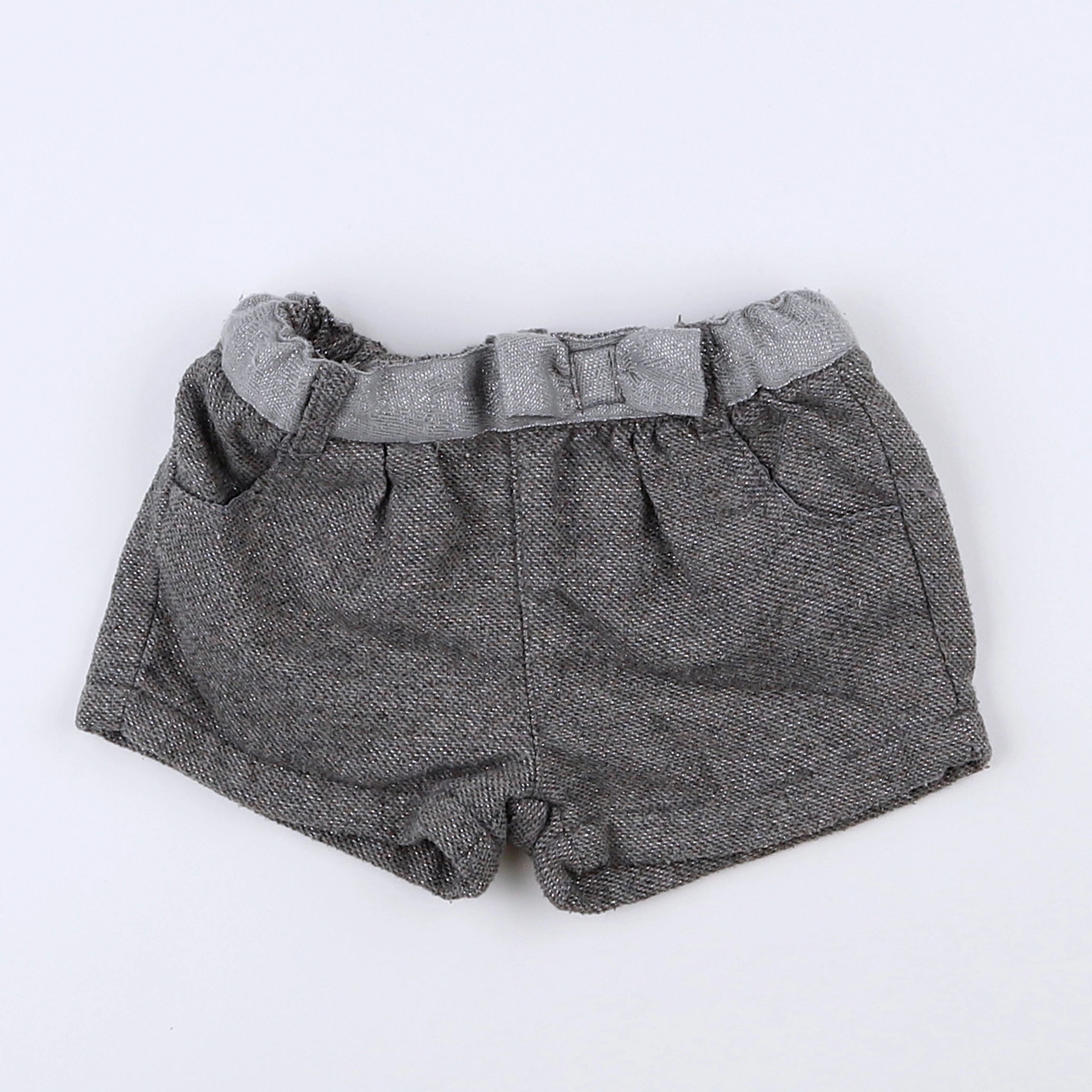 Vertbaudet - short gris - 9 mois