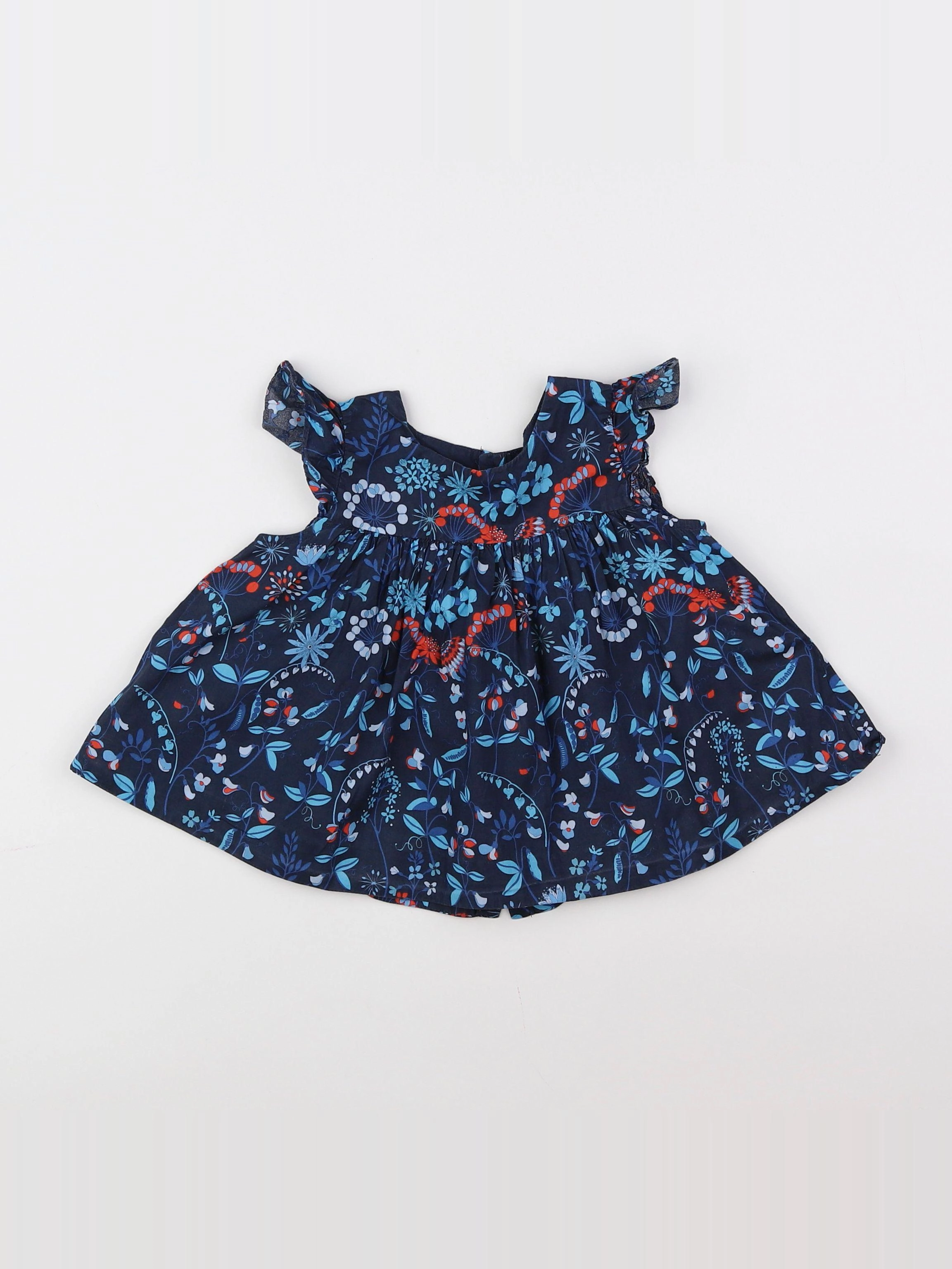 Jacadi - blouse bleu - 18 mois