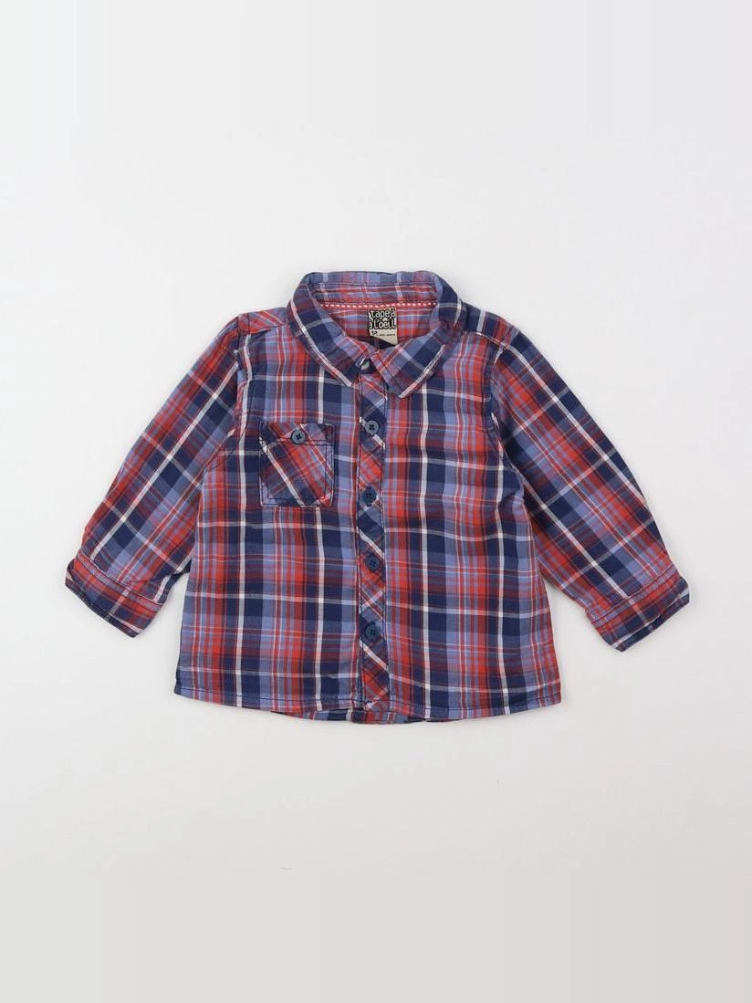 Tape à l'oeil - chemise bleu - 12 mois