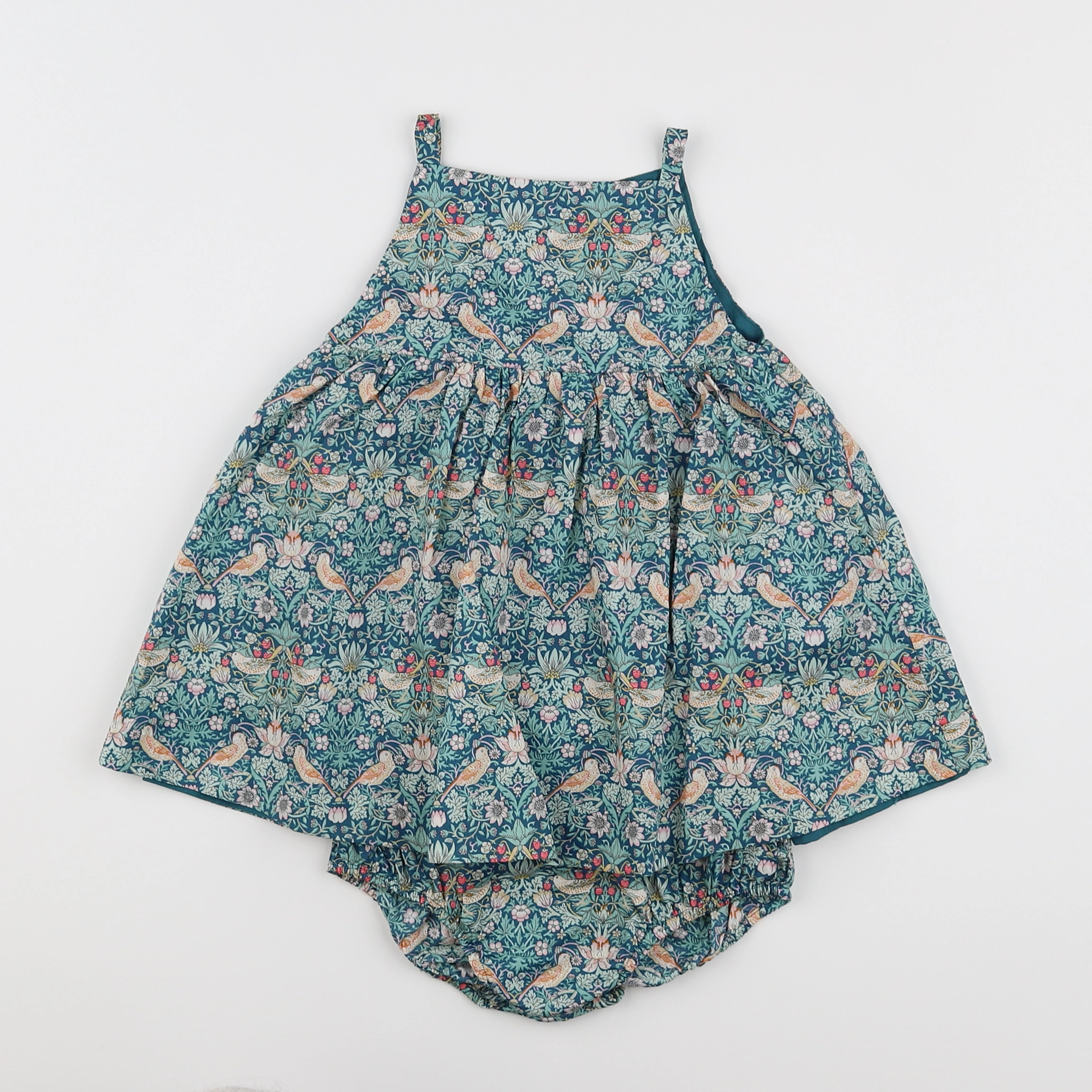 Natalys - robe vert - 9 mois
