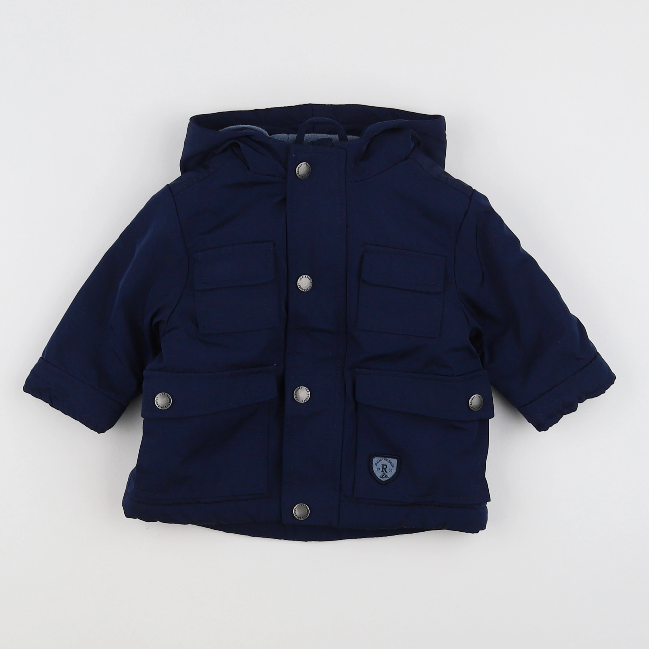 Vertbaudet - parka bleu - 3 mois