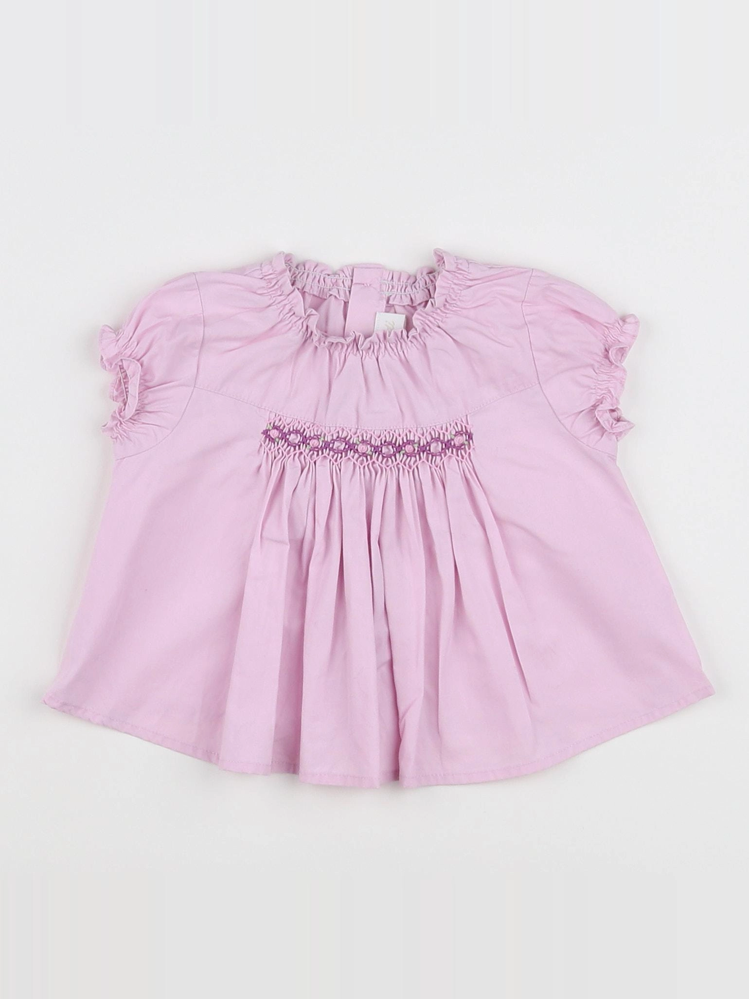 Jacadi - blouse rose - 6 mois