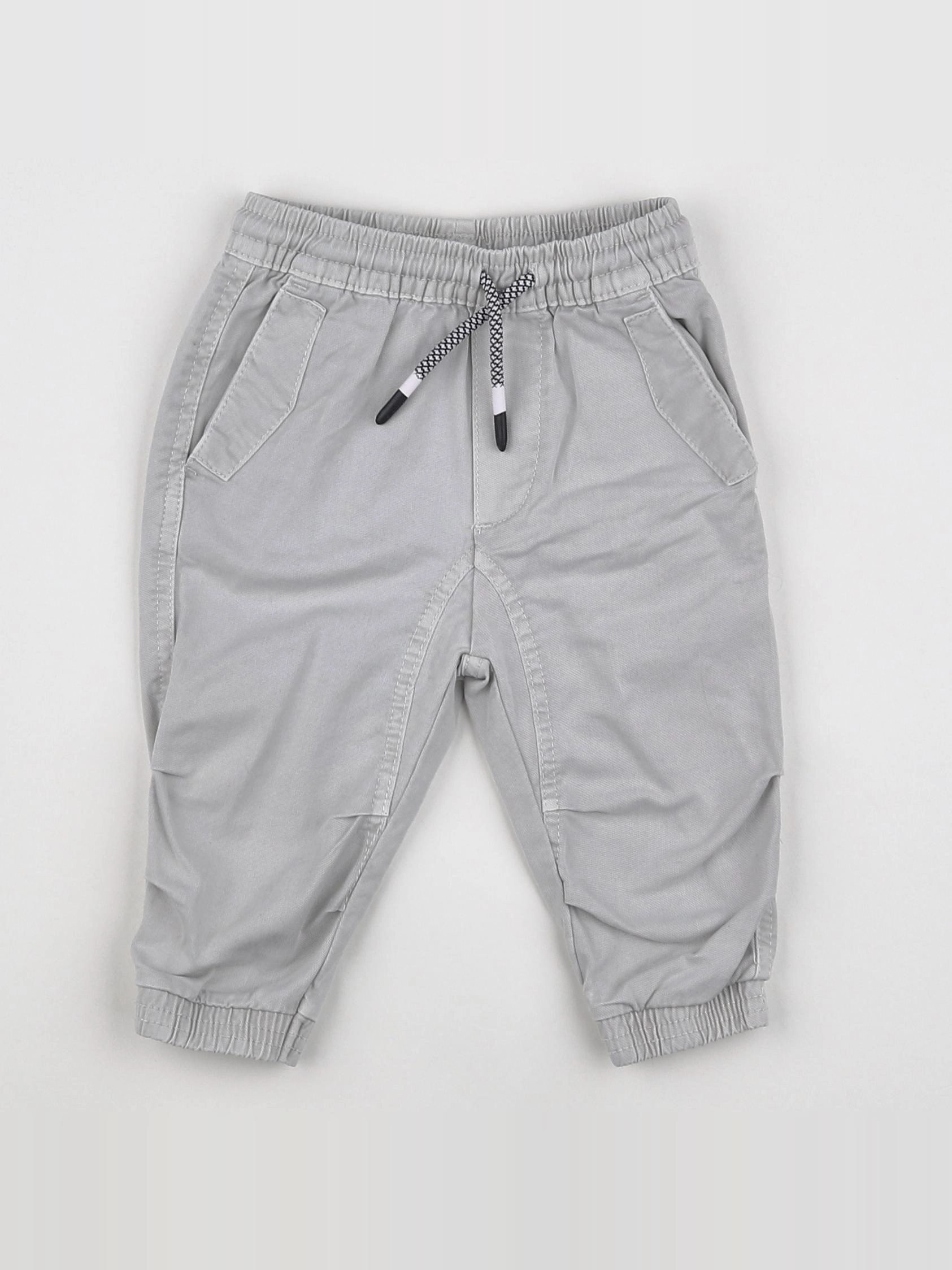 Zara - pantalon gris - 9/12 mois