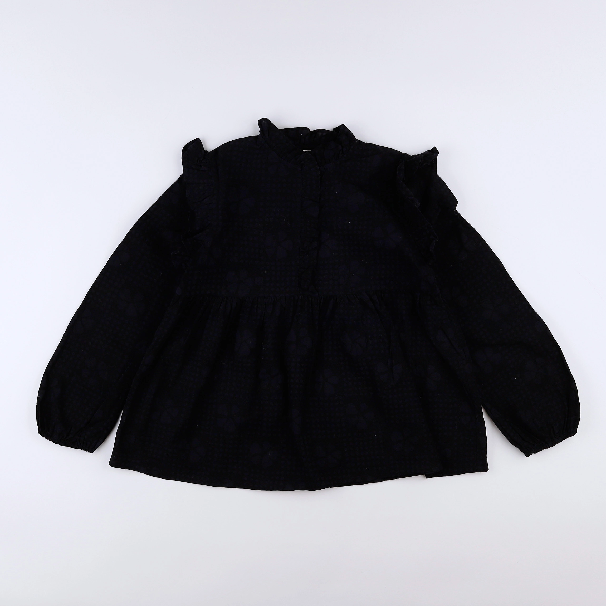 Bonton - blouse noir - 10 ans