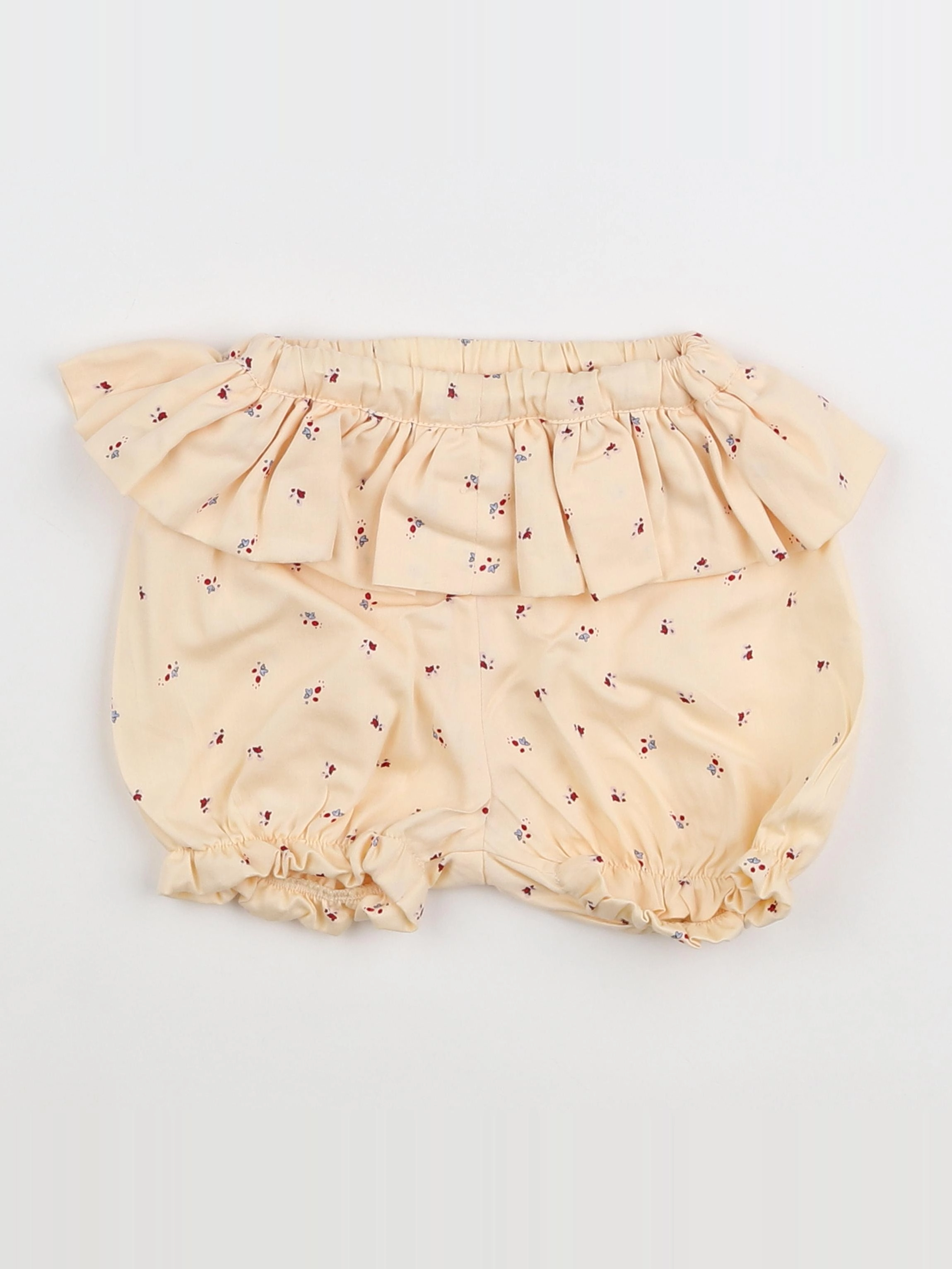 Konges slojd - short volants au dos beige - 9 mois