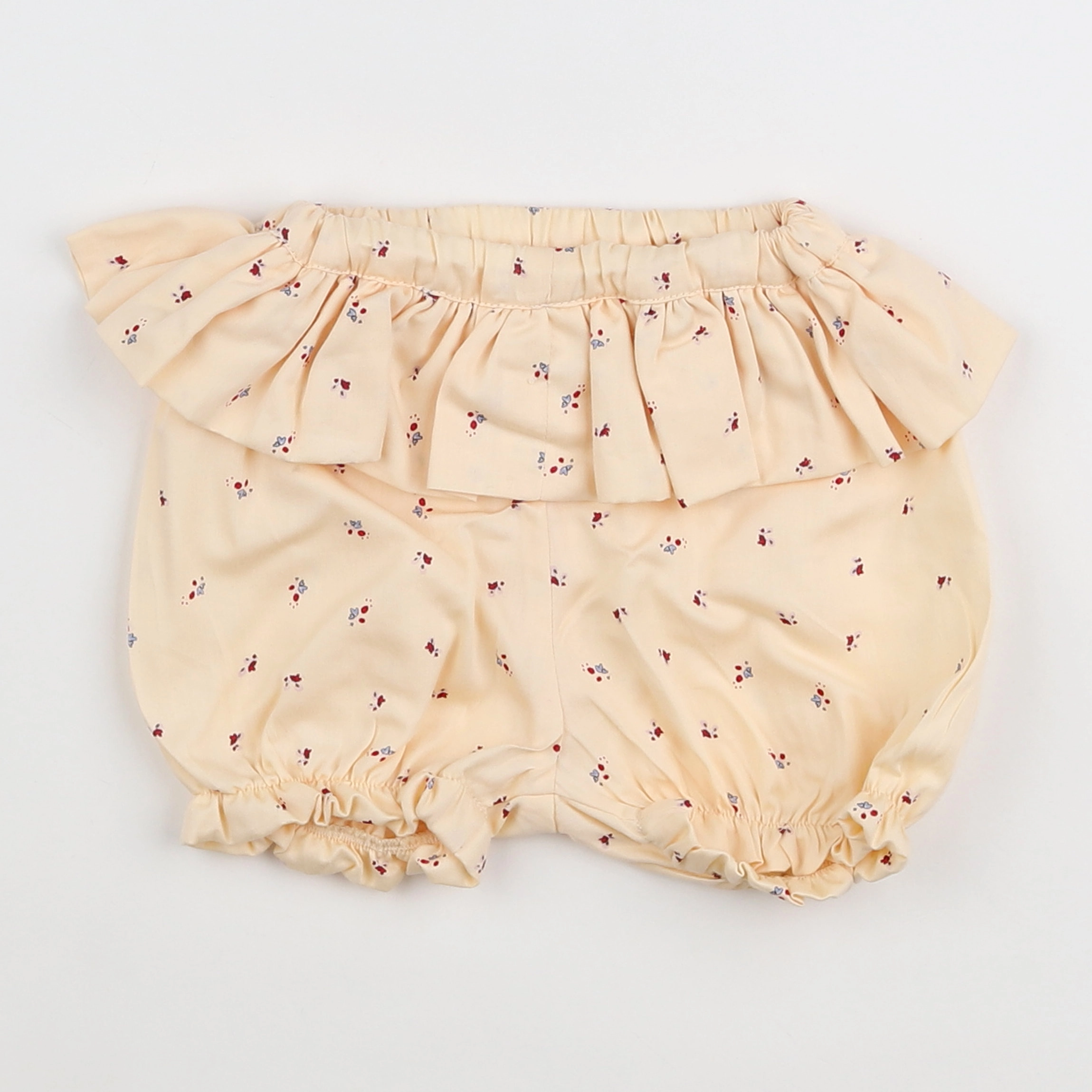 Konges slojd - short volants au dos beige - 9 mois