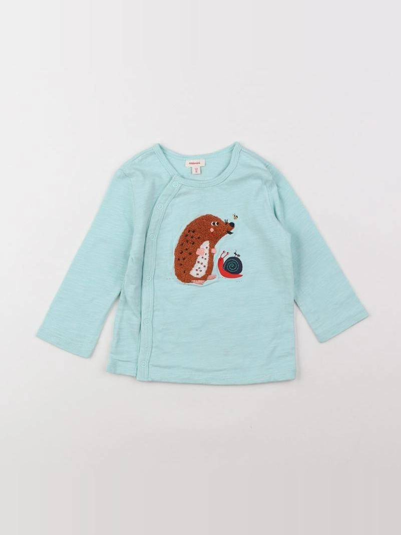 Catimini - tee-shirt bleu - 12 mois