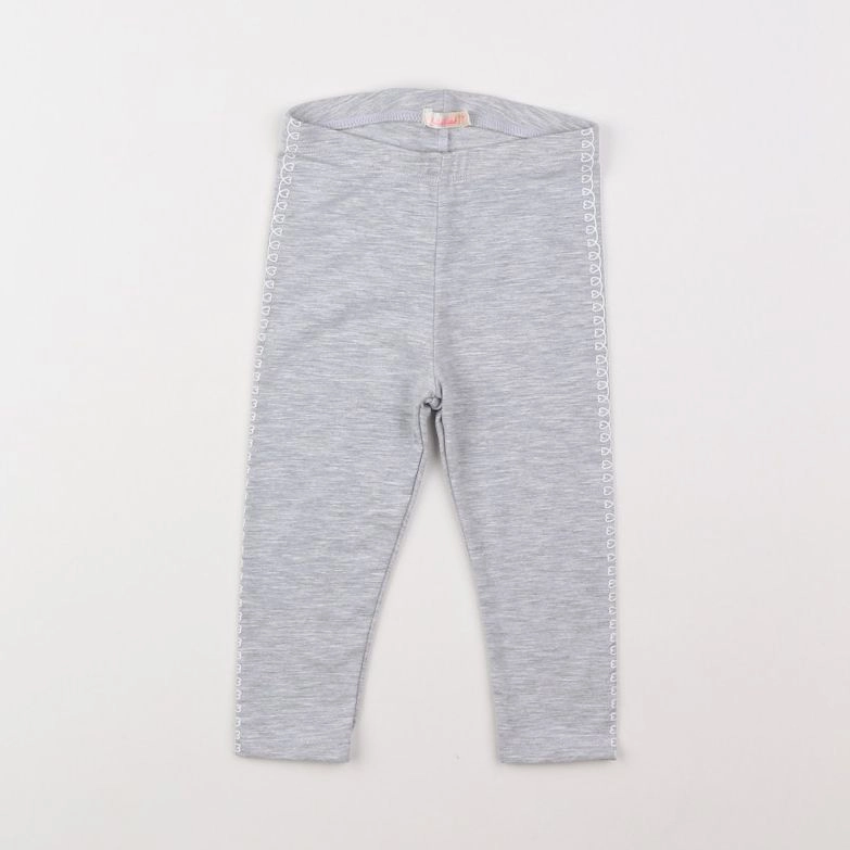 Billie Blush - legging gris - 12 mois