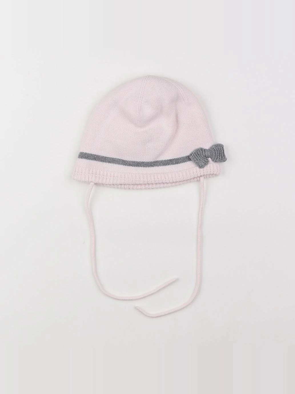 Jacadi - bonnet gris, rose - 18 mois à 2 ans