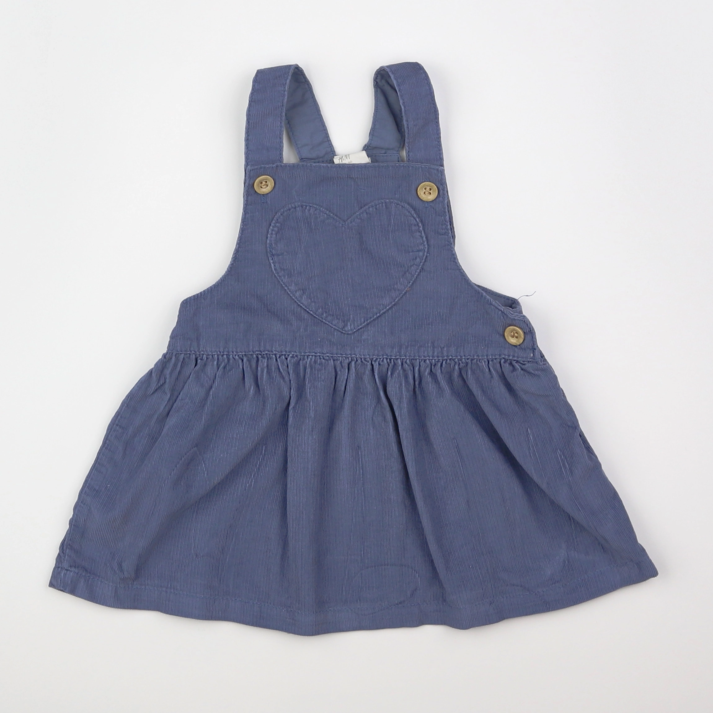 H&M - robe bleu - 3/6 mois