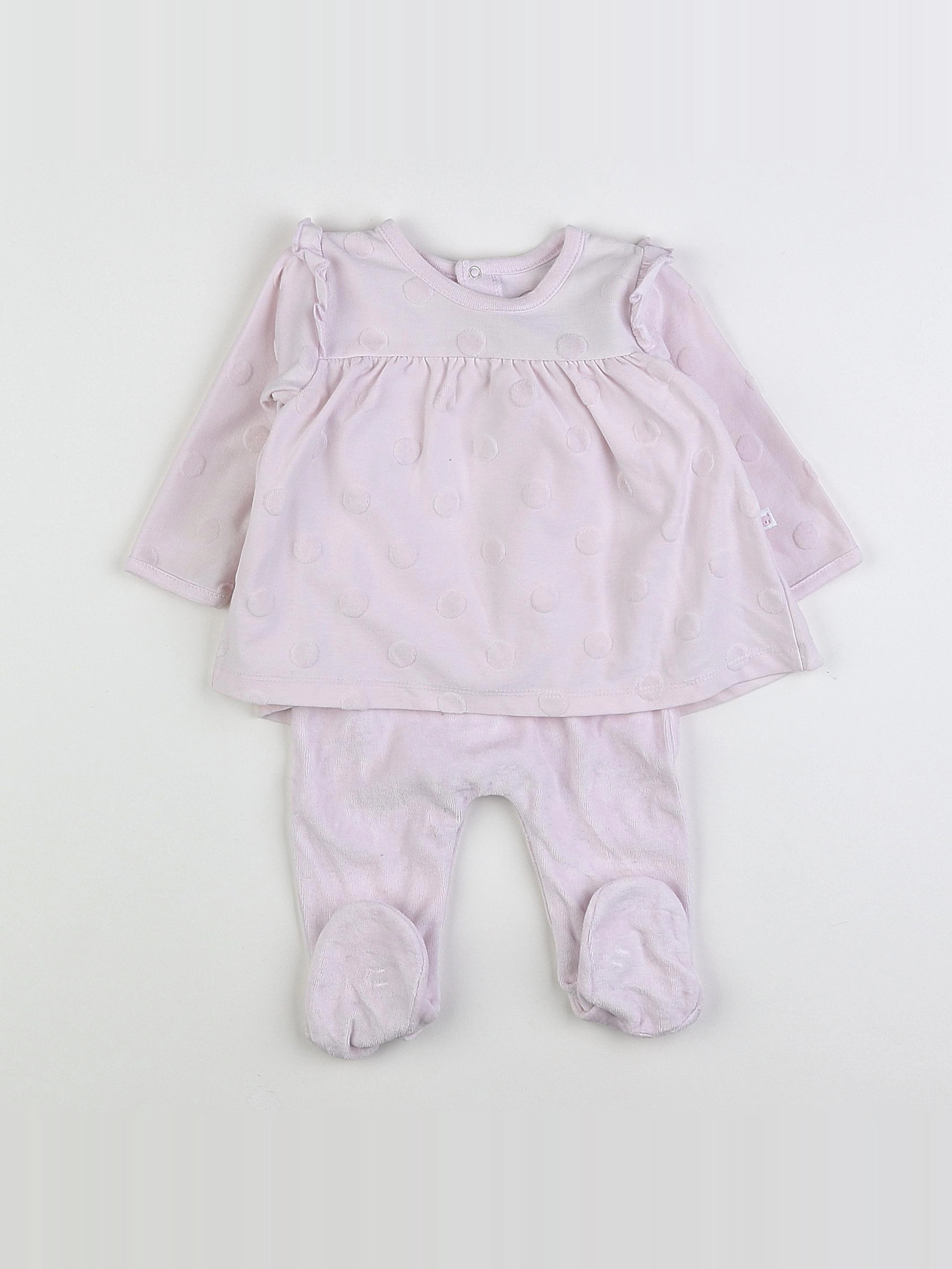 Absorba - pyjama coton rose - 6 mois