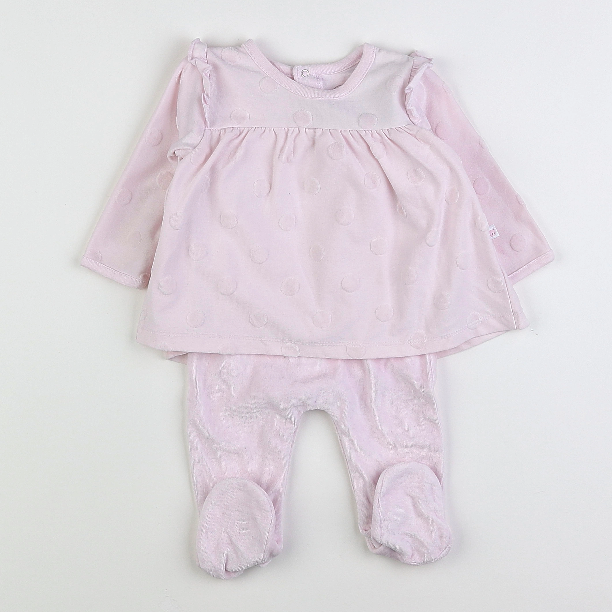 Absorba - pyjama coton rose - 6 mois