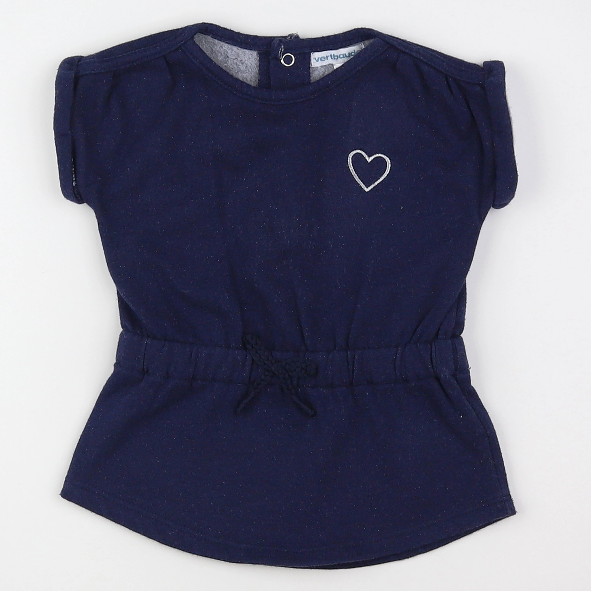 Vertbaudet - robe bleu - 9 mois