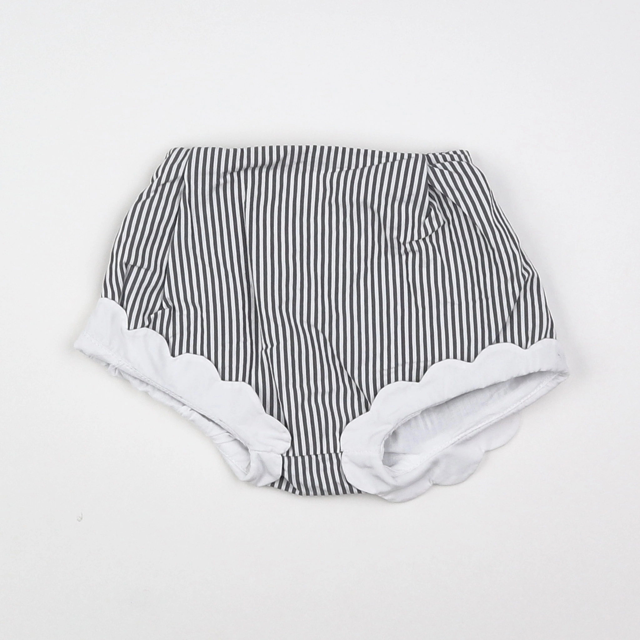 Jacadi - short blanc, gris - 3 mois