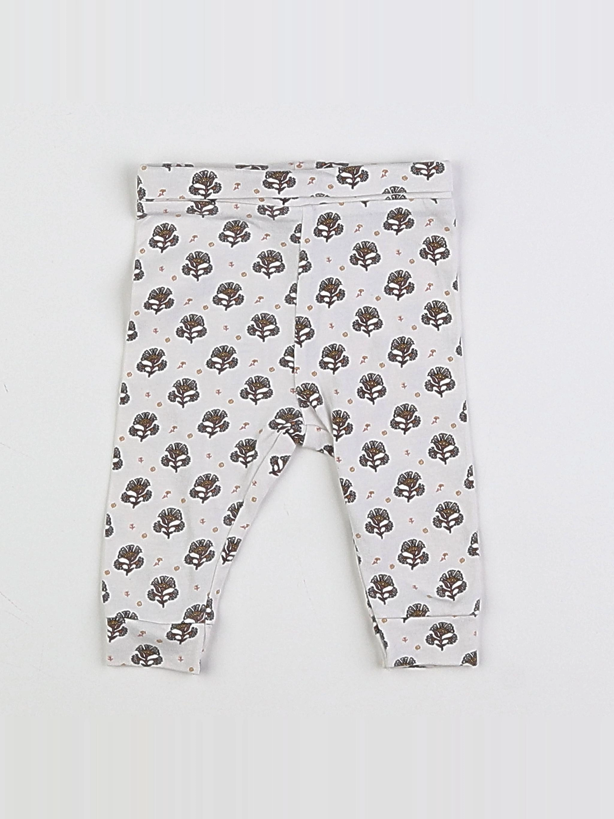Vertbaudet - legging blanc - 1 mois