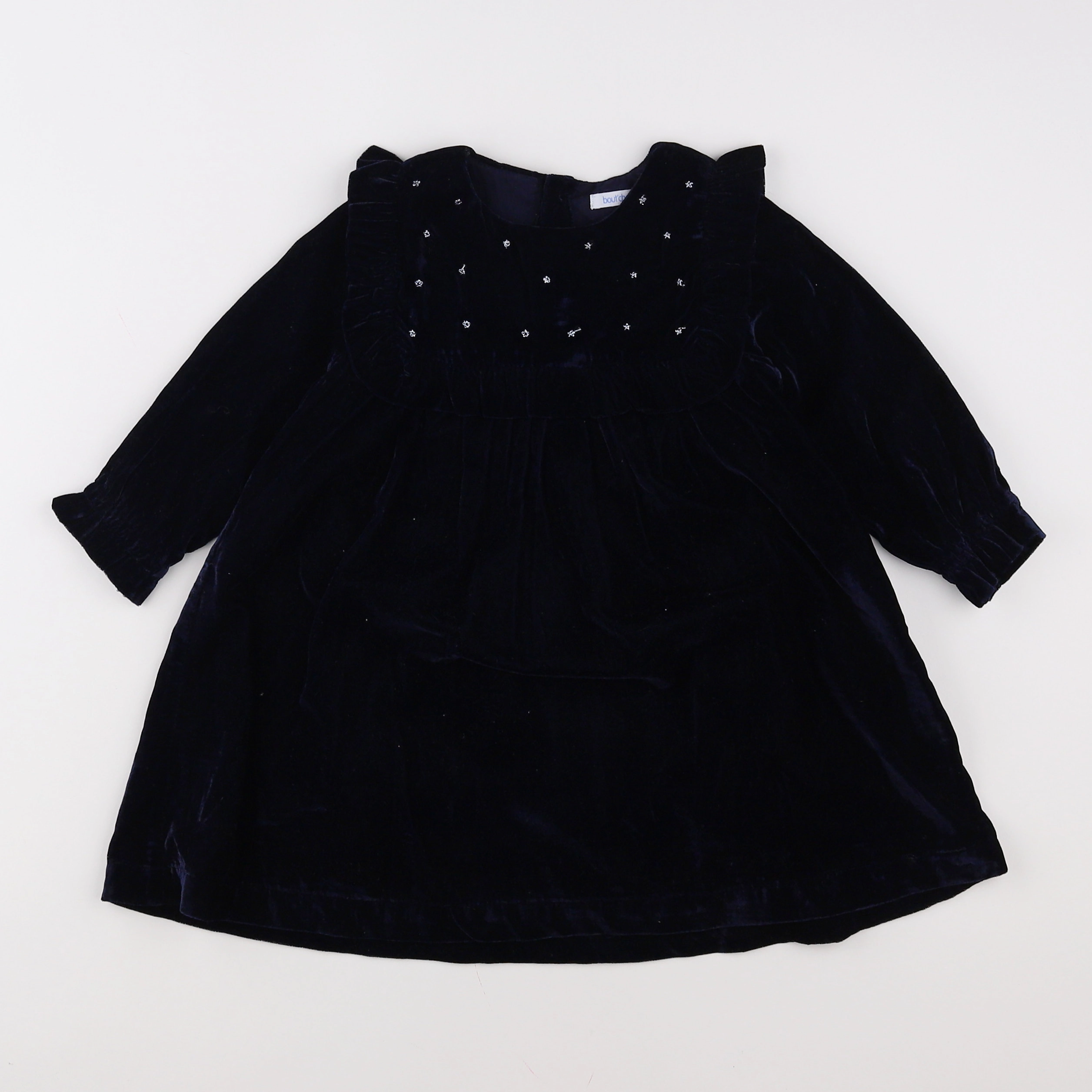 Boutchou - robe bleu - 12 mois