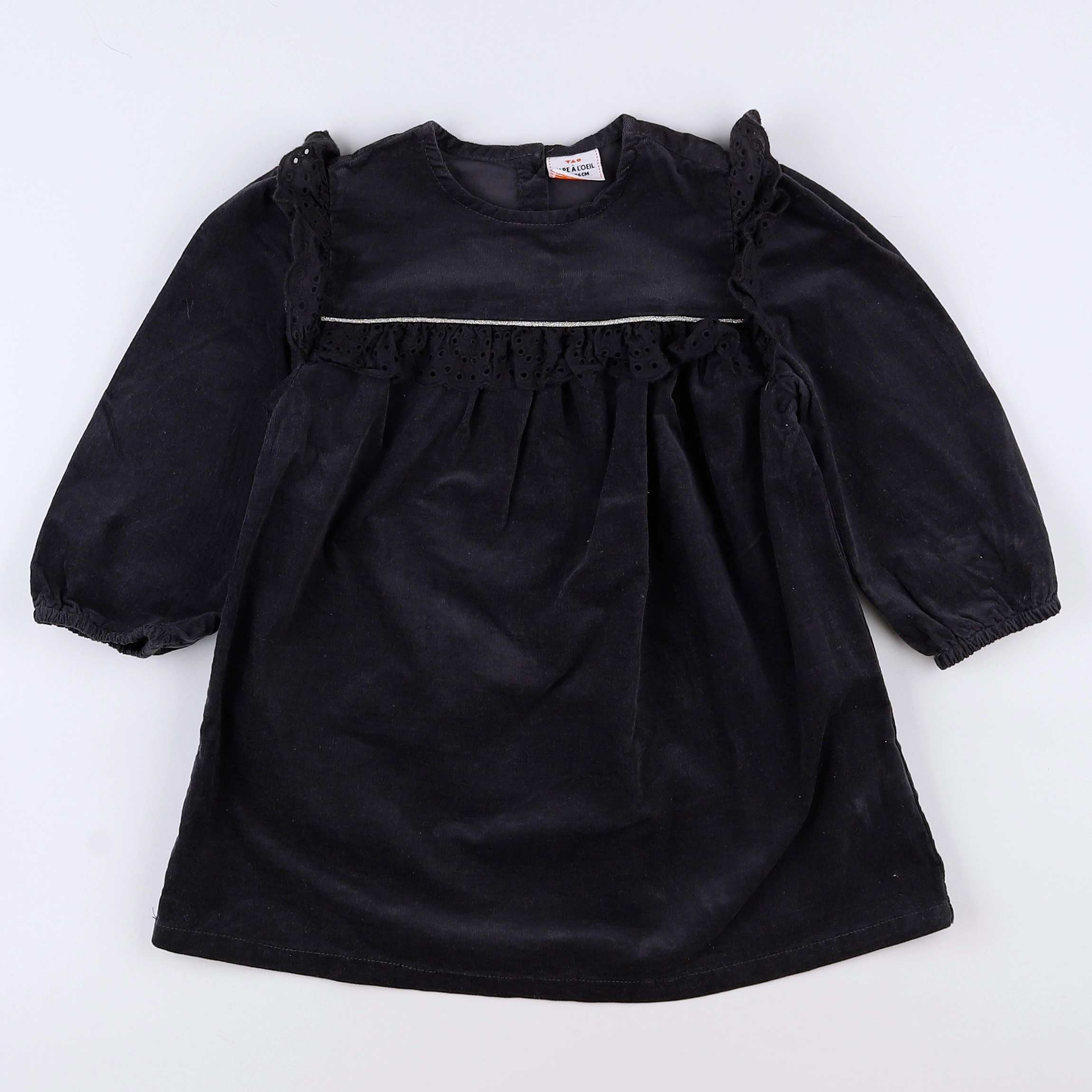 Tape à l'oeil - robe gris - 2 ans