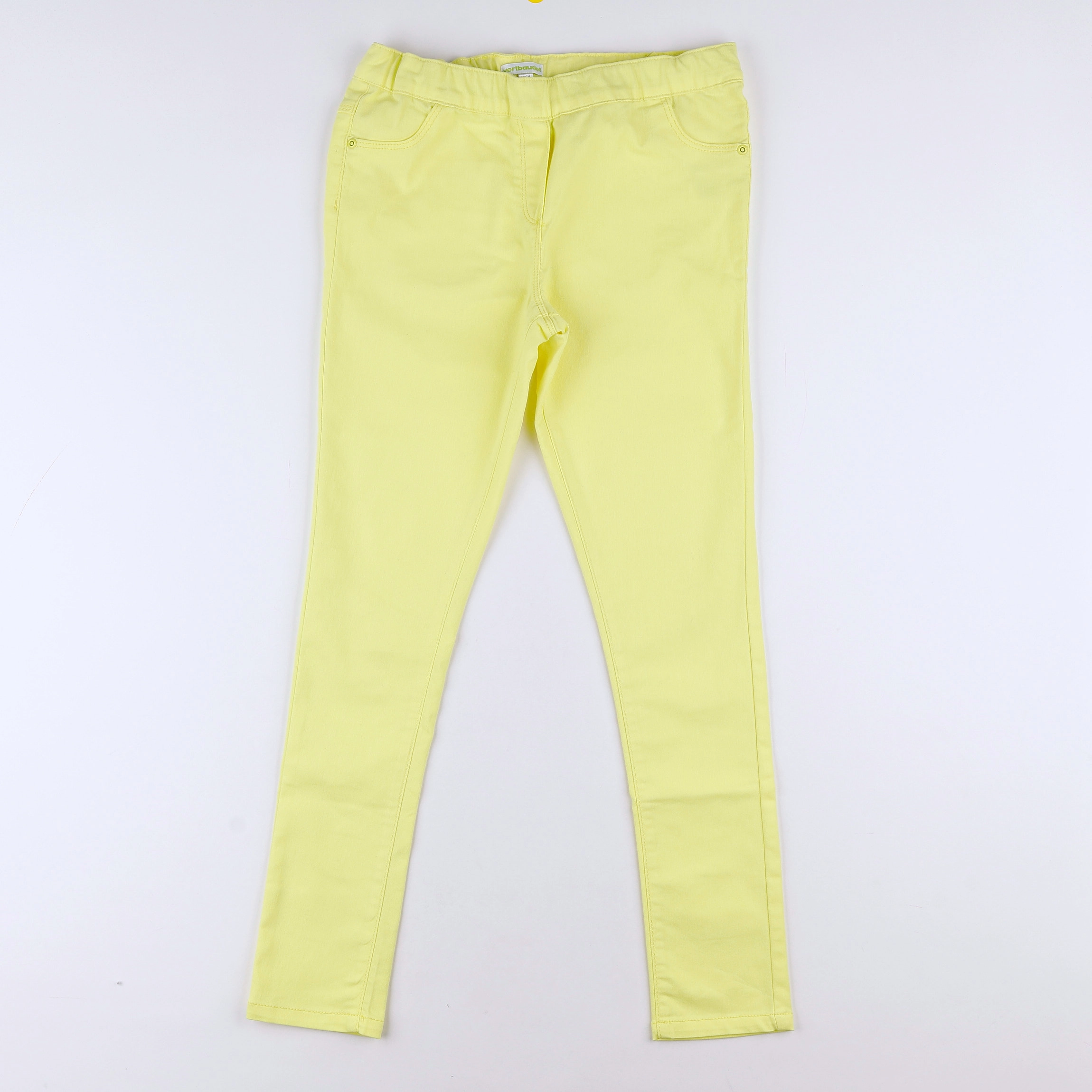 Vertbaudet - jegging jaune fluo - 12 ans