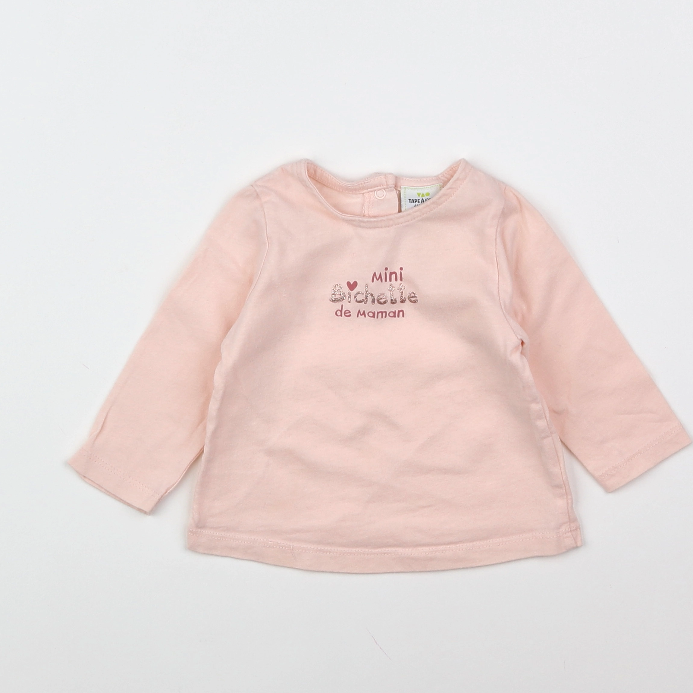 Tape à l'oeil - tee-shirt rose - 6 mois