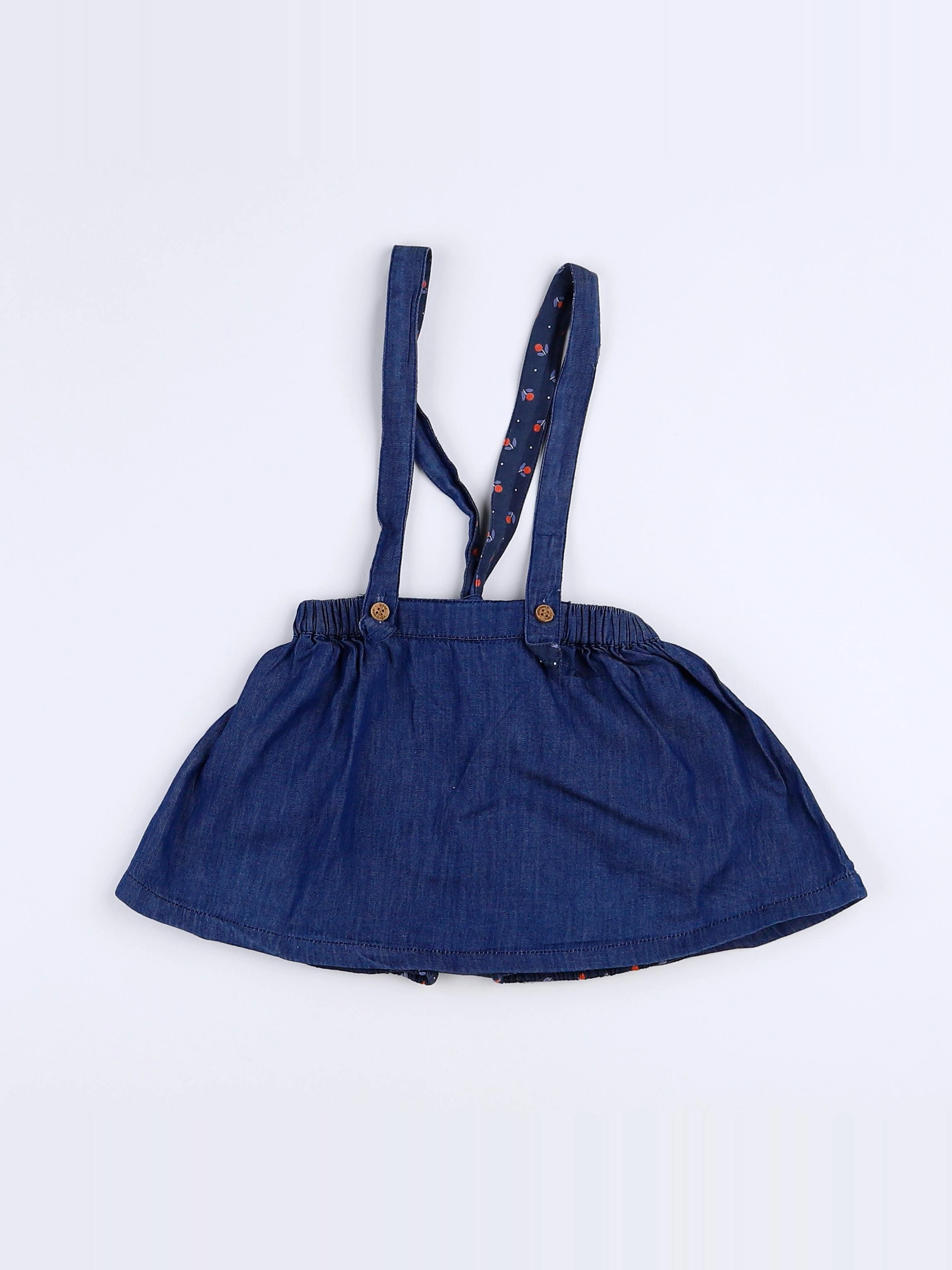 Bouchara - jupe bleu - 12 mois