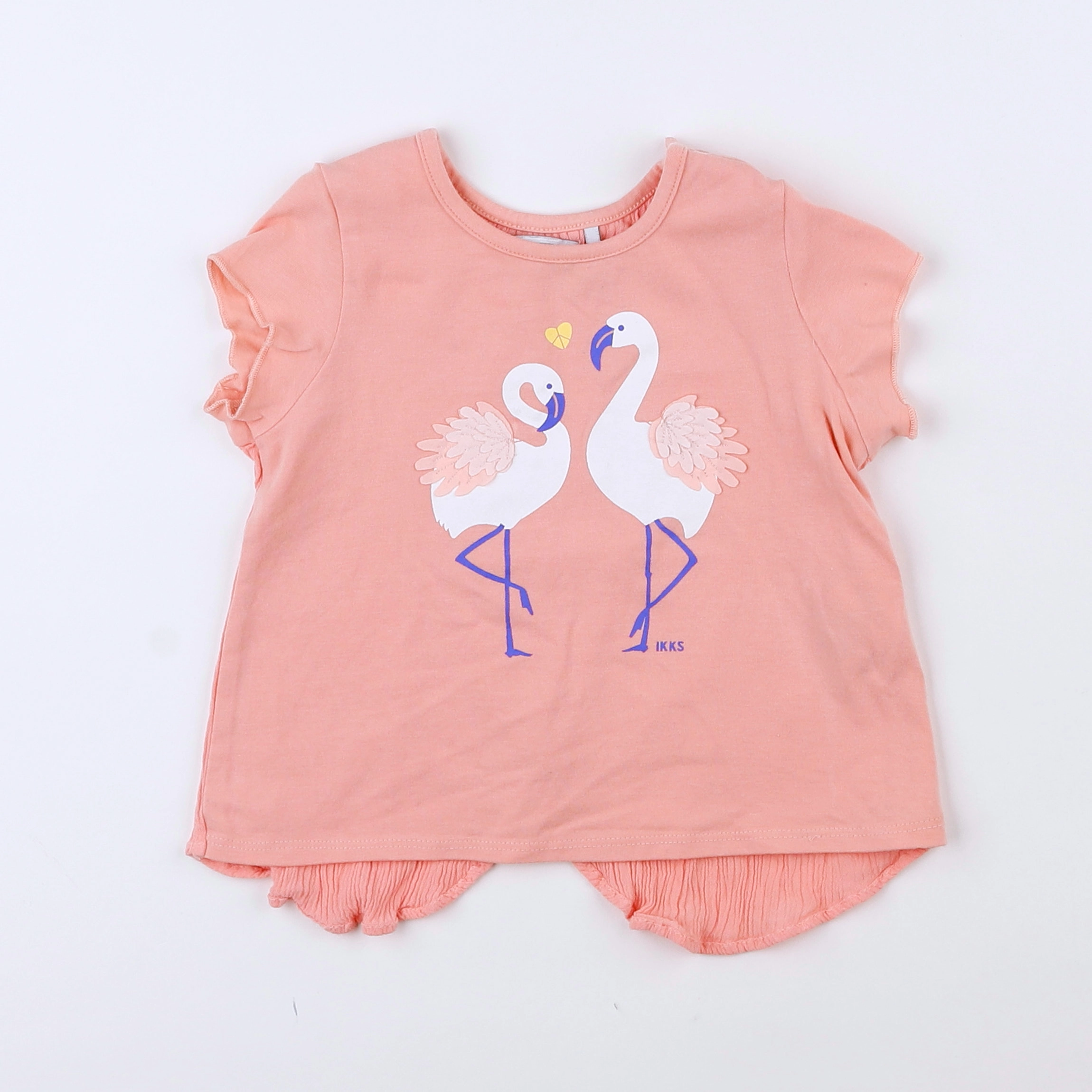 IKKS - tee-shirt rose - 18 mois