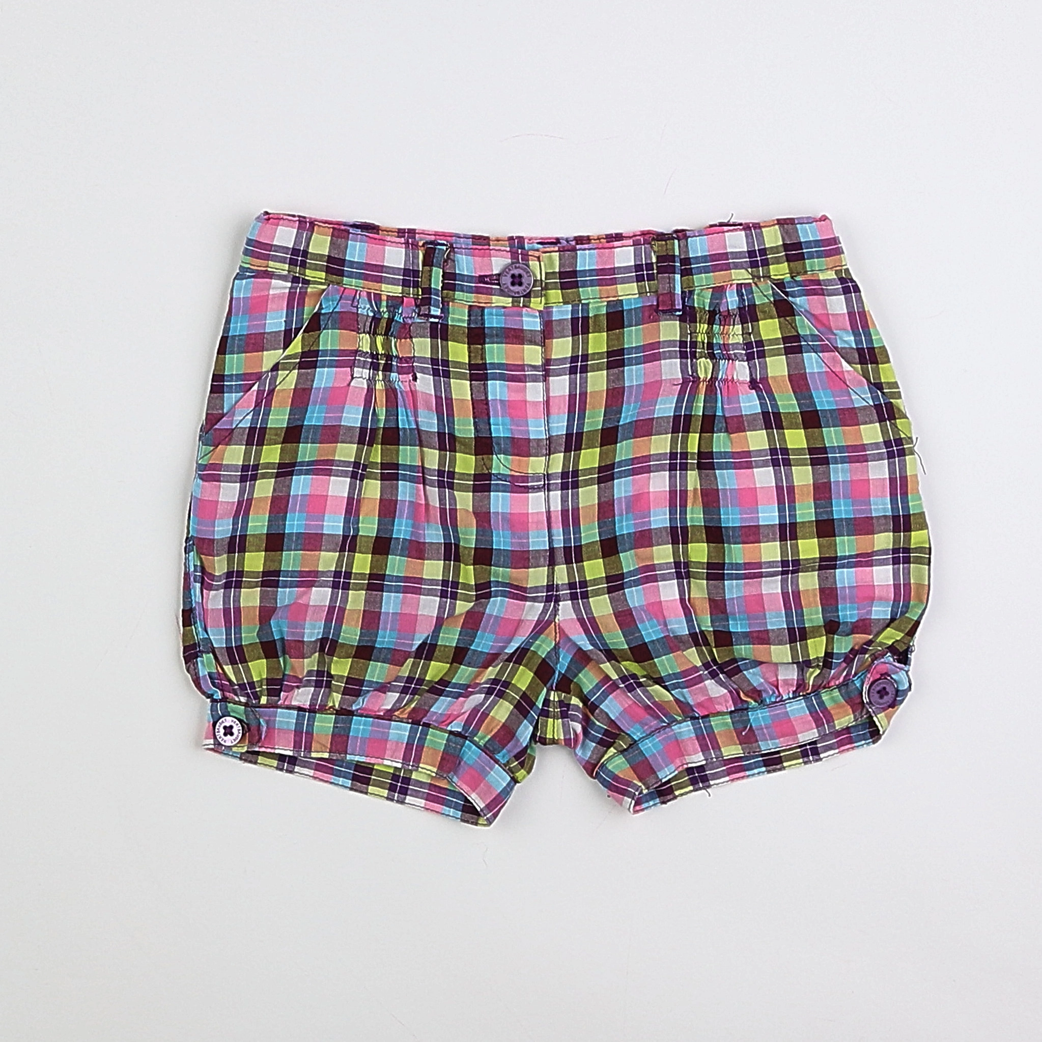 Vertbaudet - short multicolore - 18 mois