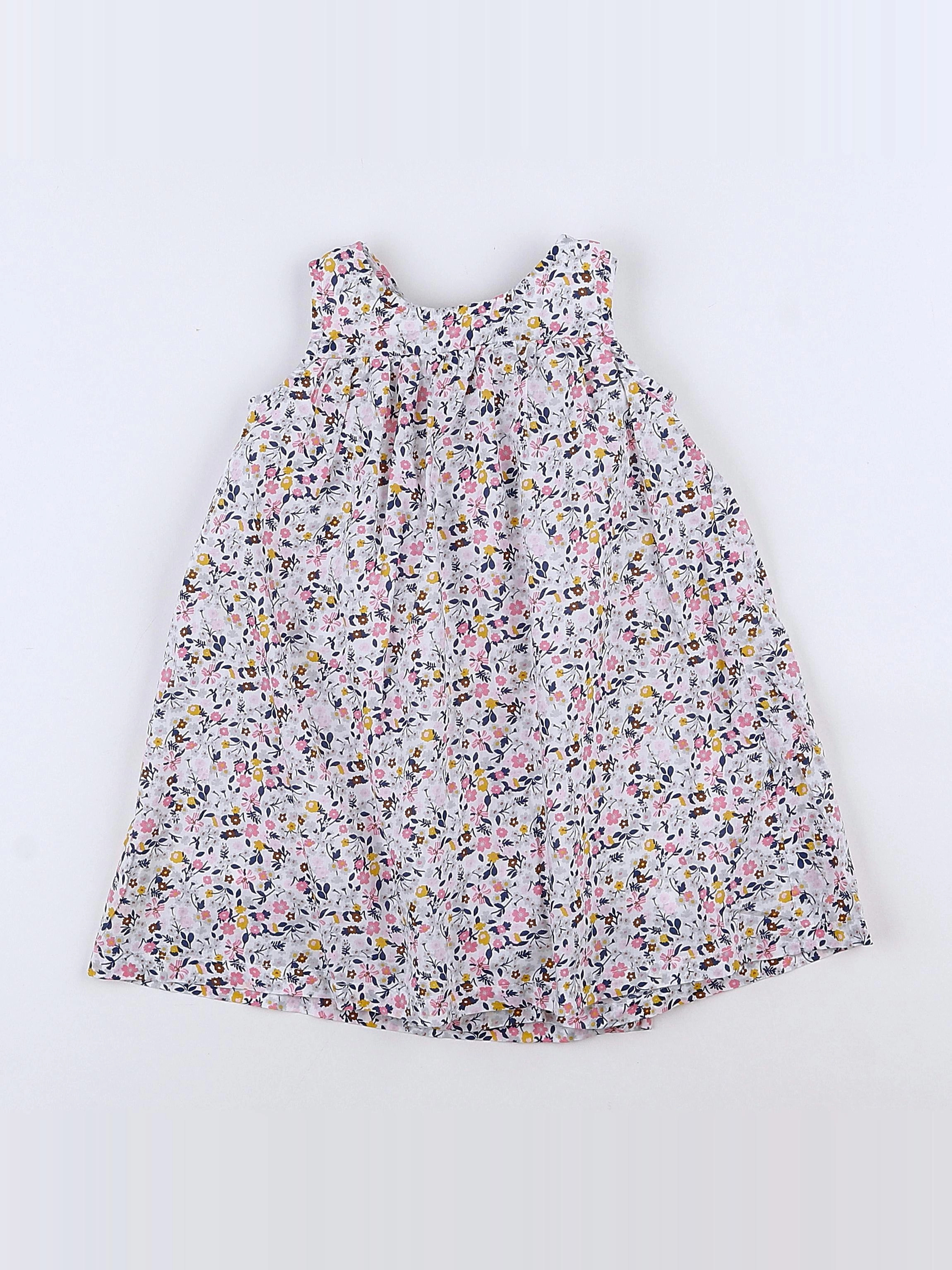 Boutchou - robe multicolore - 12 mois