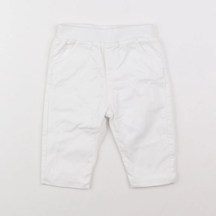 Jacadi - pantalon blanc - 12 mois