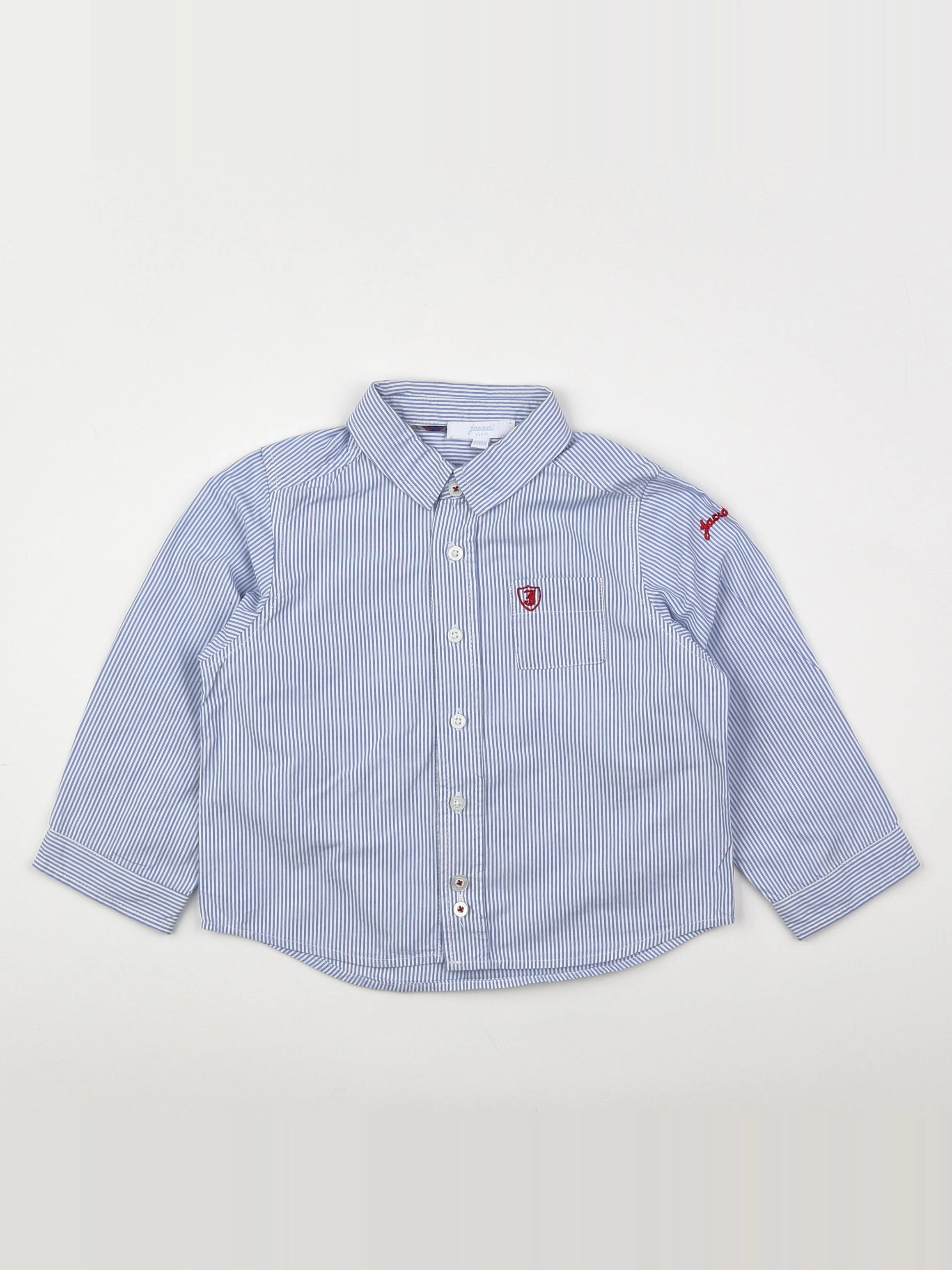 Jacadi - chemise bleu - 2 ans