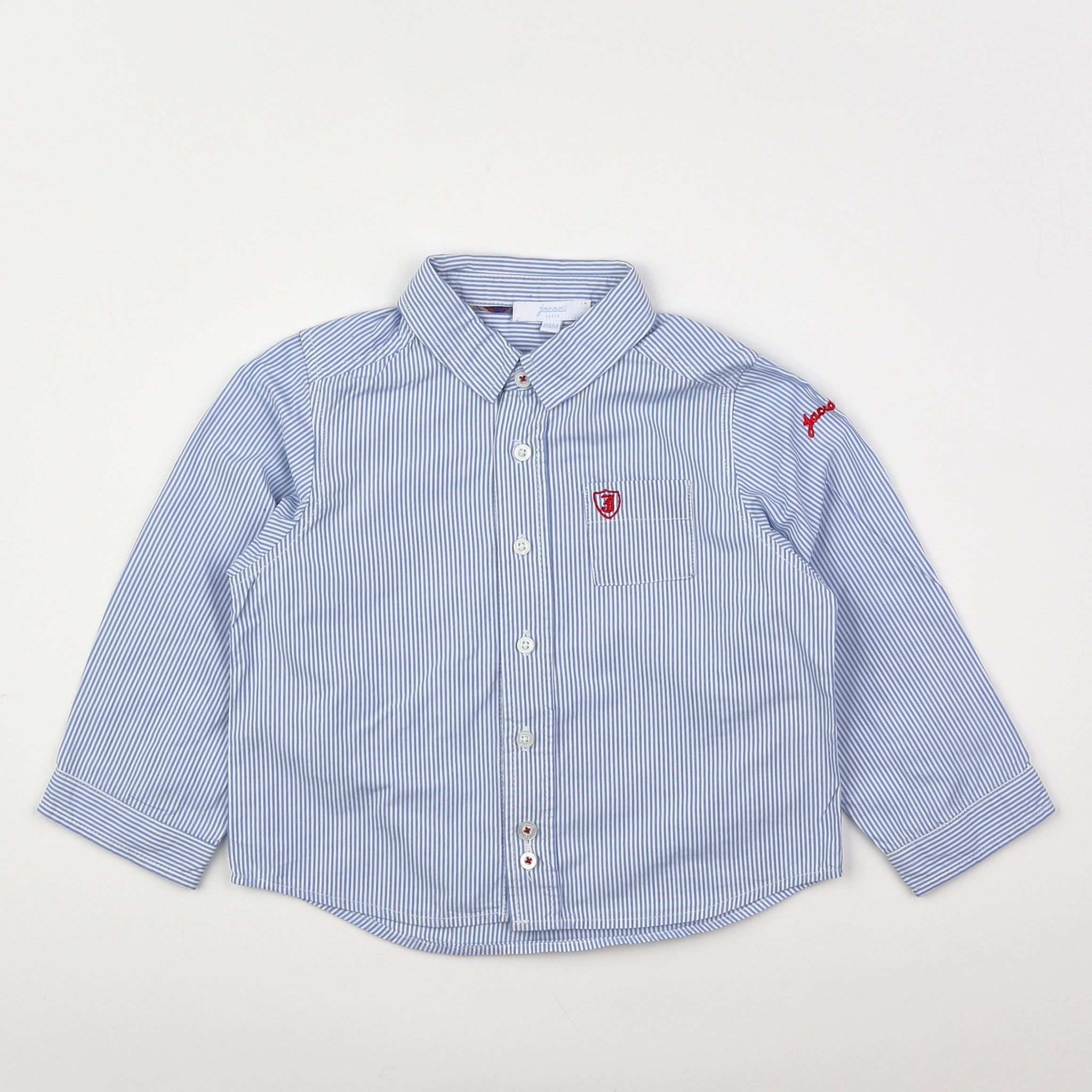 Jacadi - chemise bleu - 2 ans