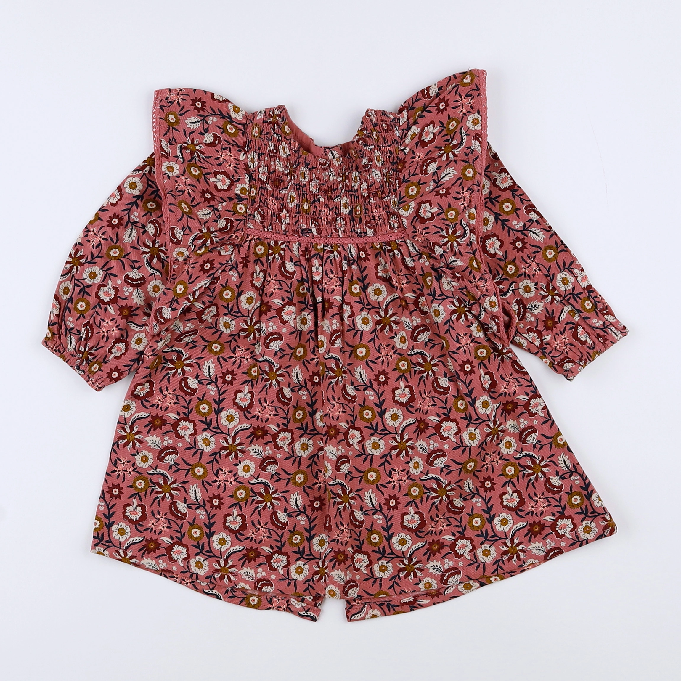 Vertbaudet - robe rose - 9 mois