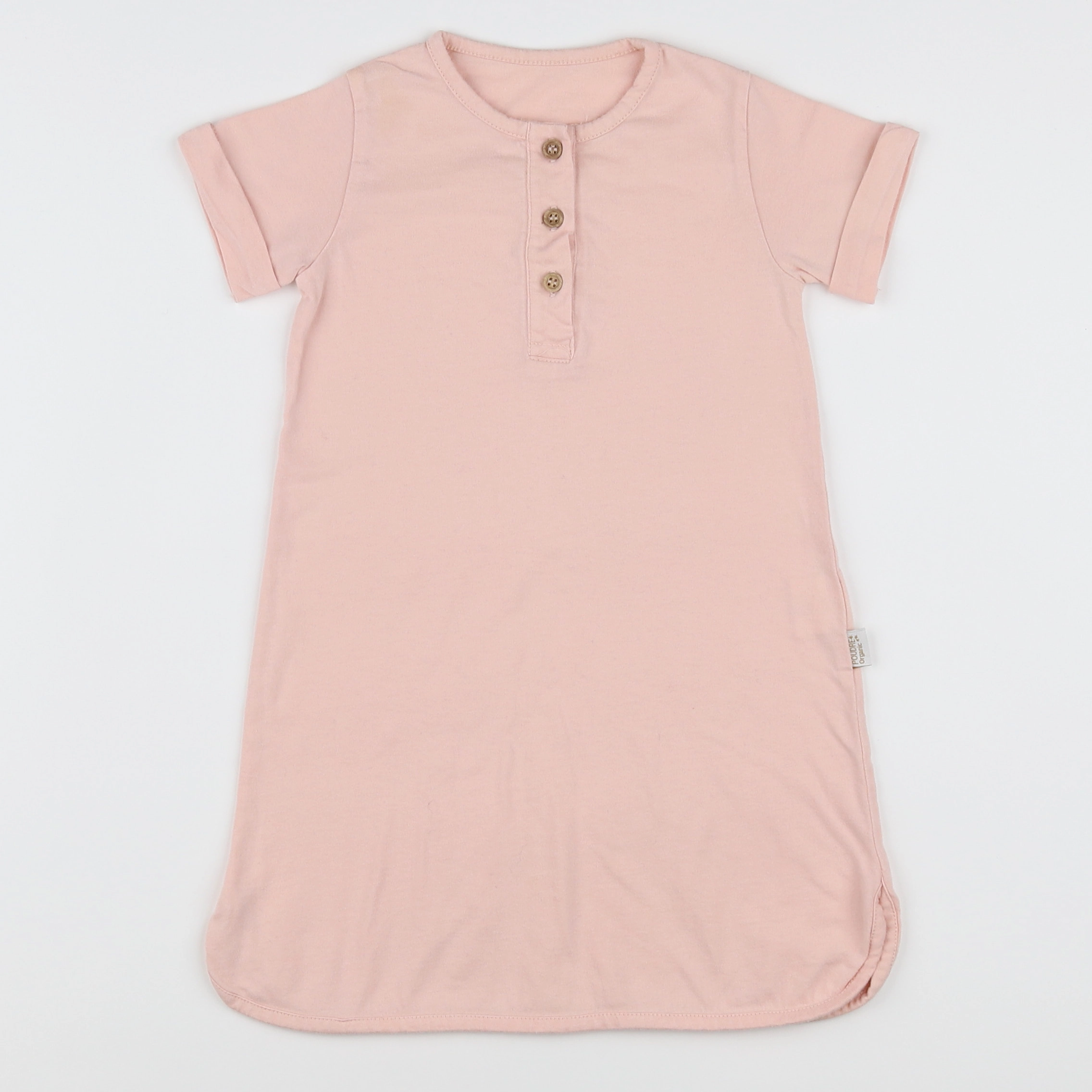 Poudre Organic - robe rose - 6/9 mois