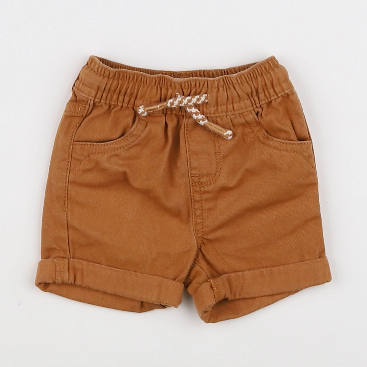 Vertbaudet - short marron - 3 mois