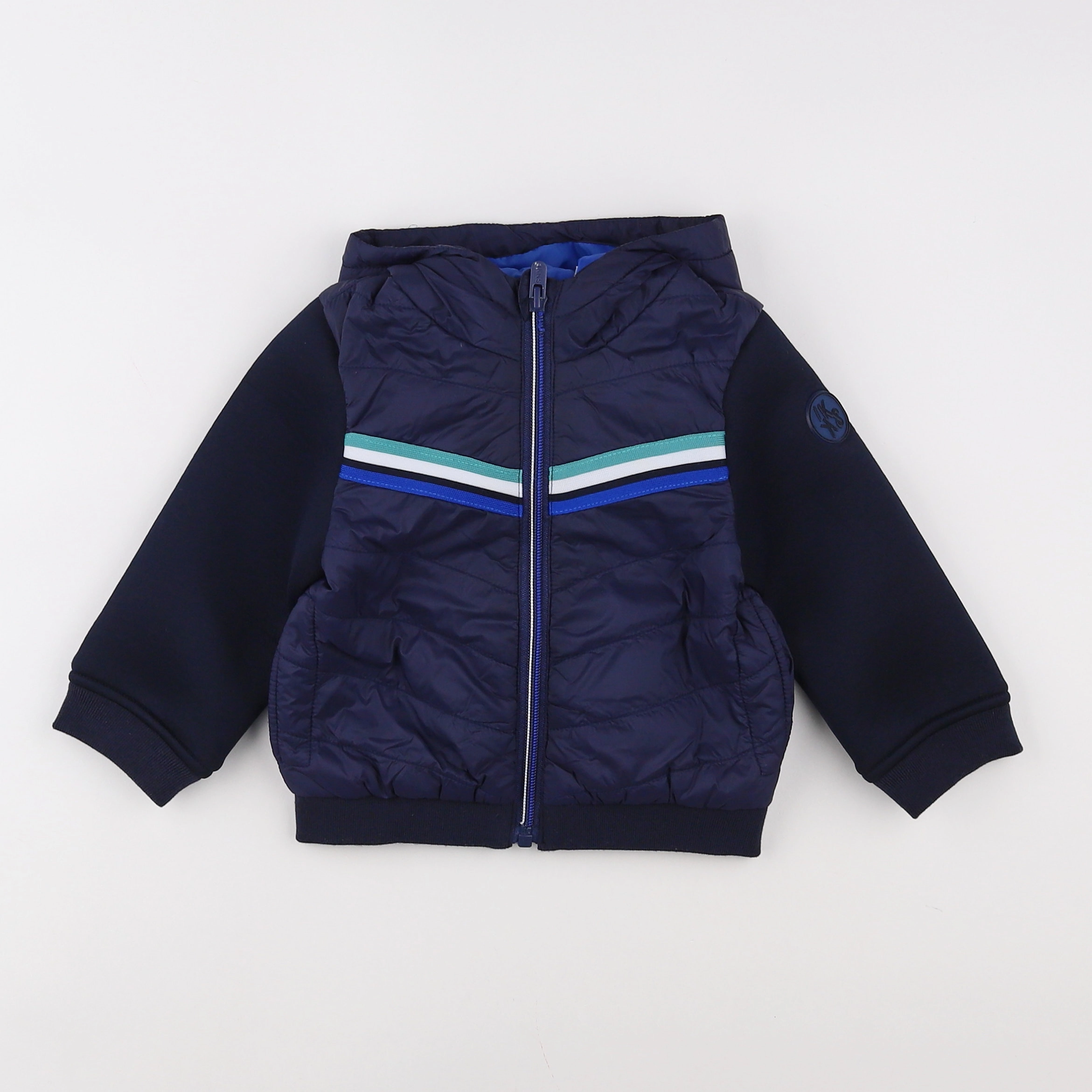 IKKS - veste bleu - 12 mois