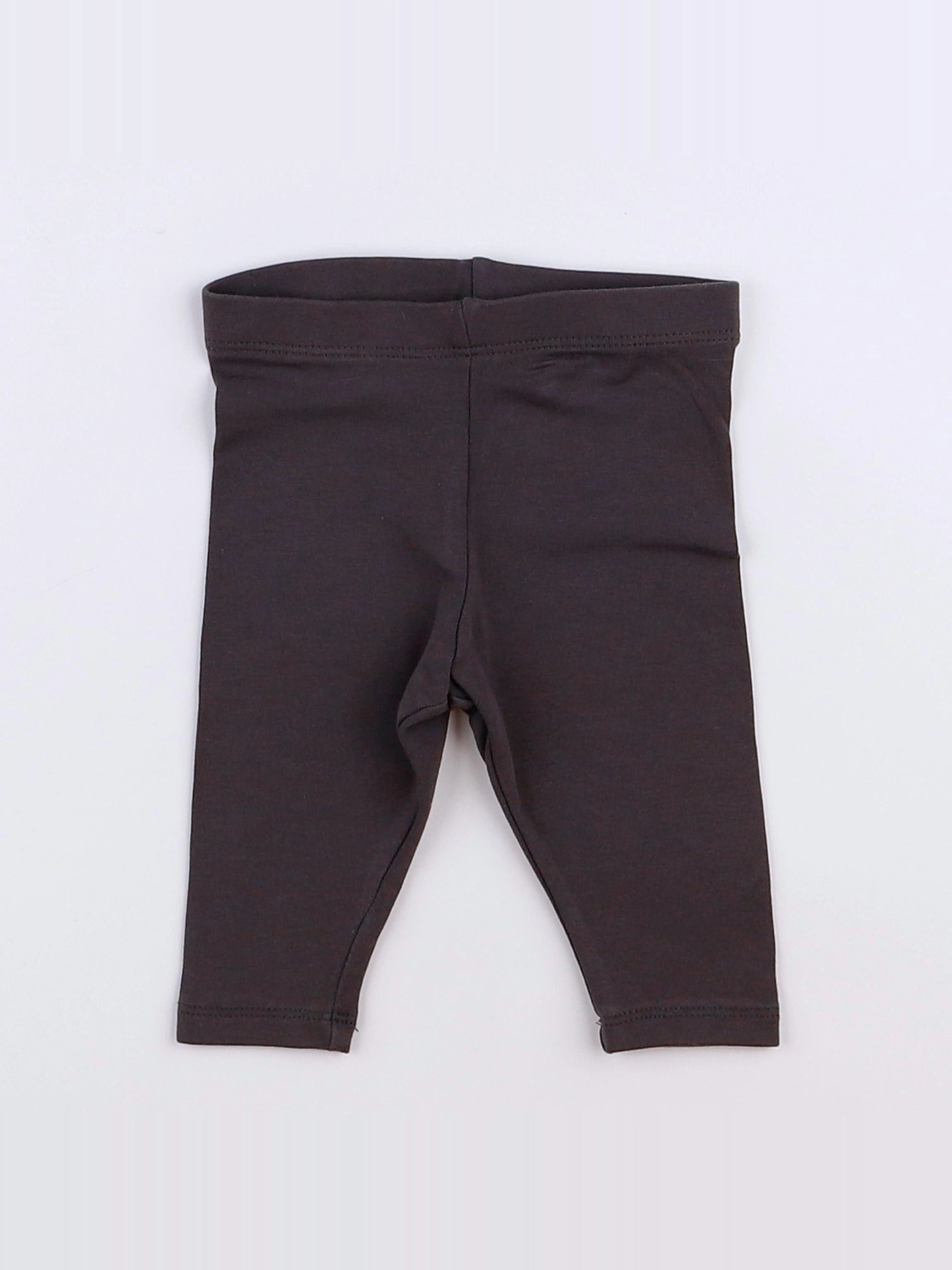 H&M - legging gris - 1/3 mois
