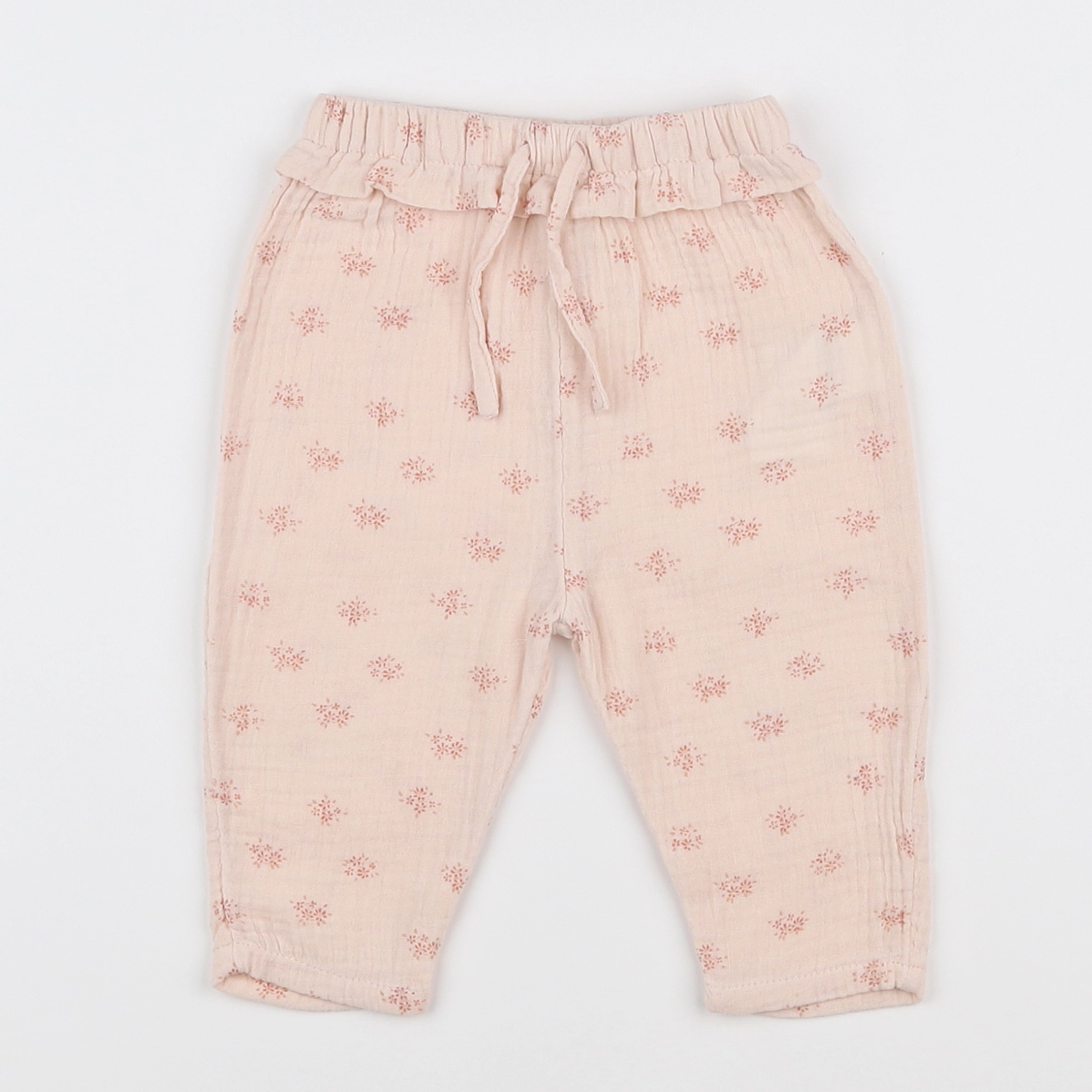 Vertbaudet - pantalon rose - 9 mois