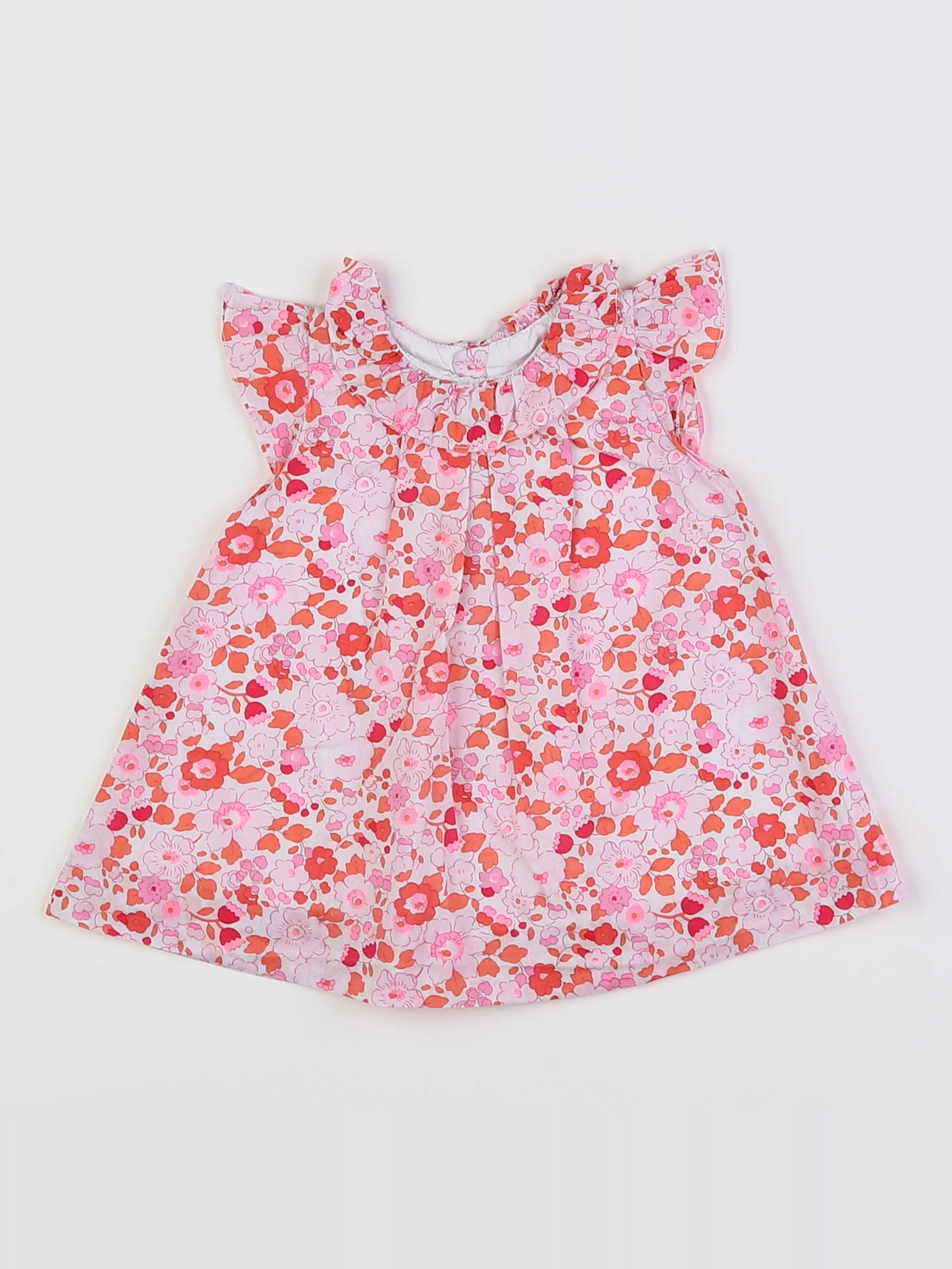 Jacadi - robe liberty multicolore - 3 mois