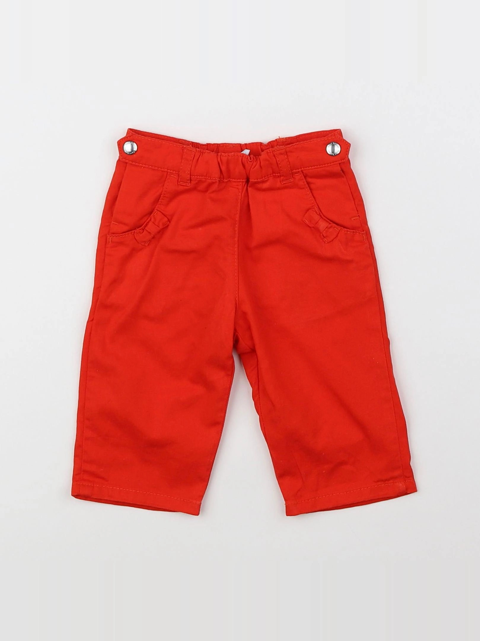 Petit Bateau - pantalon rouge - 3 mois