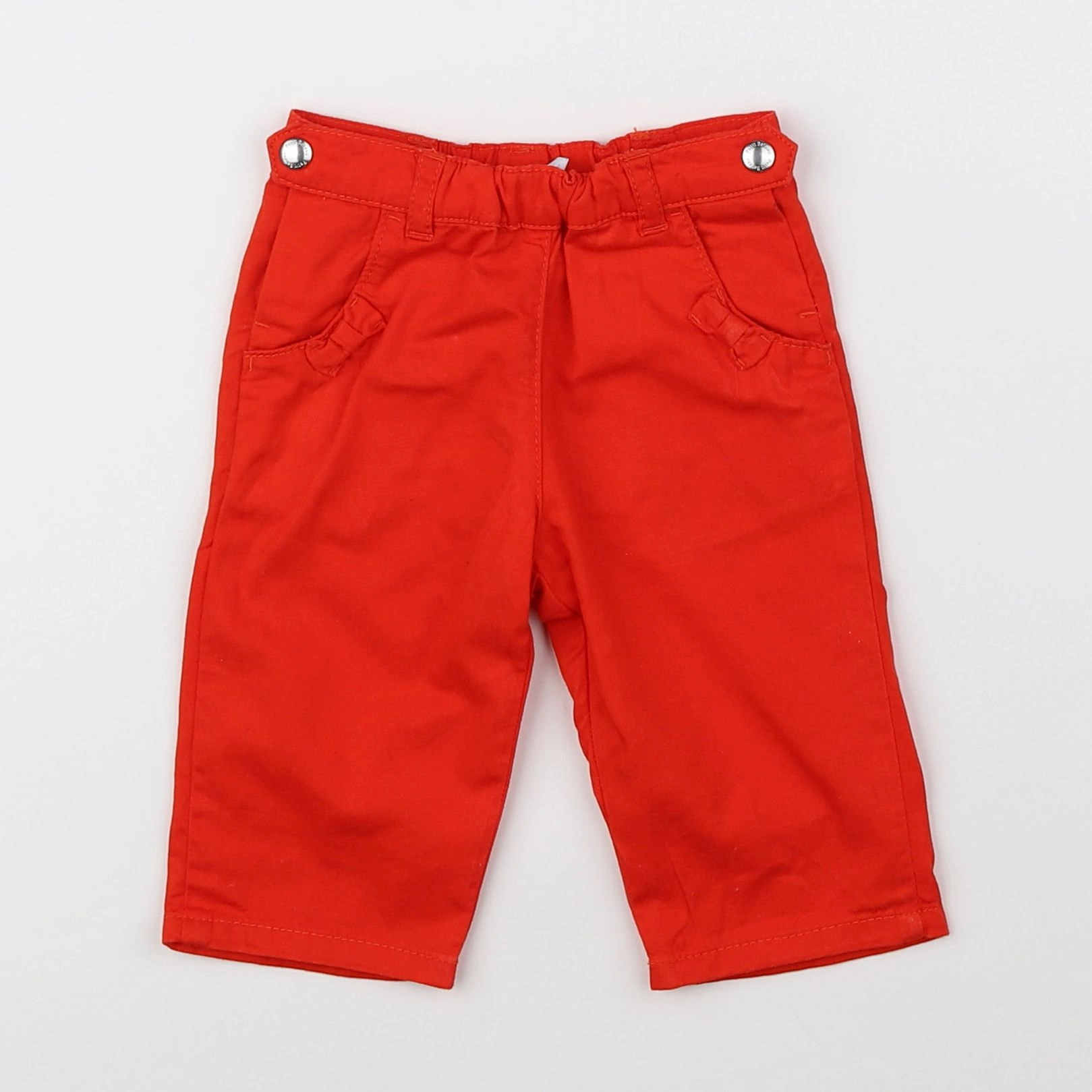 Petit Bateau - pantalon rouge - 3 mois