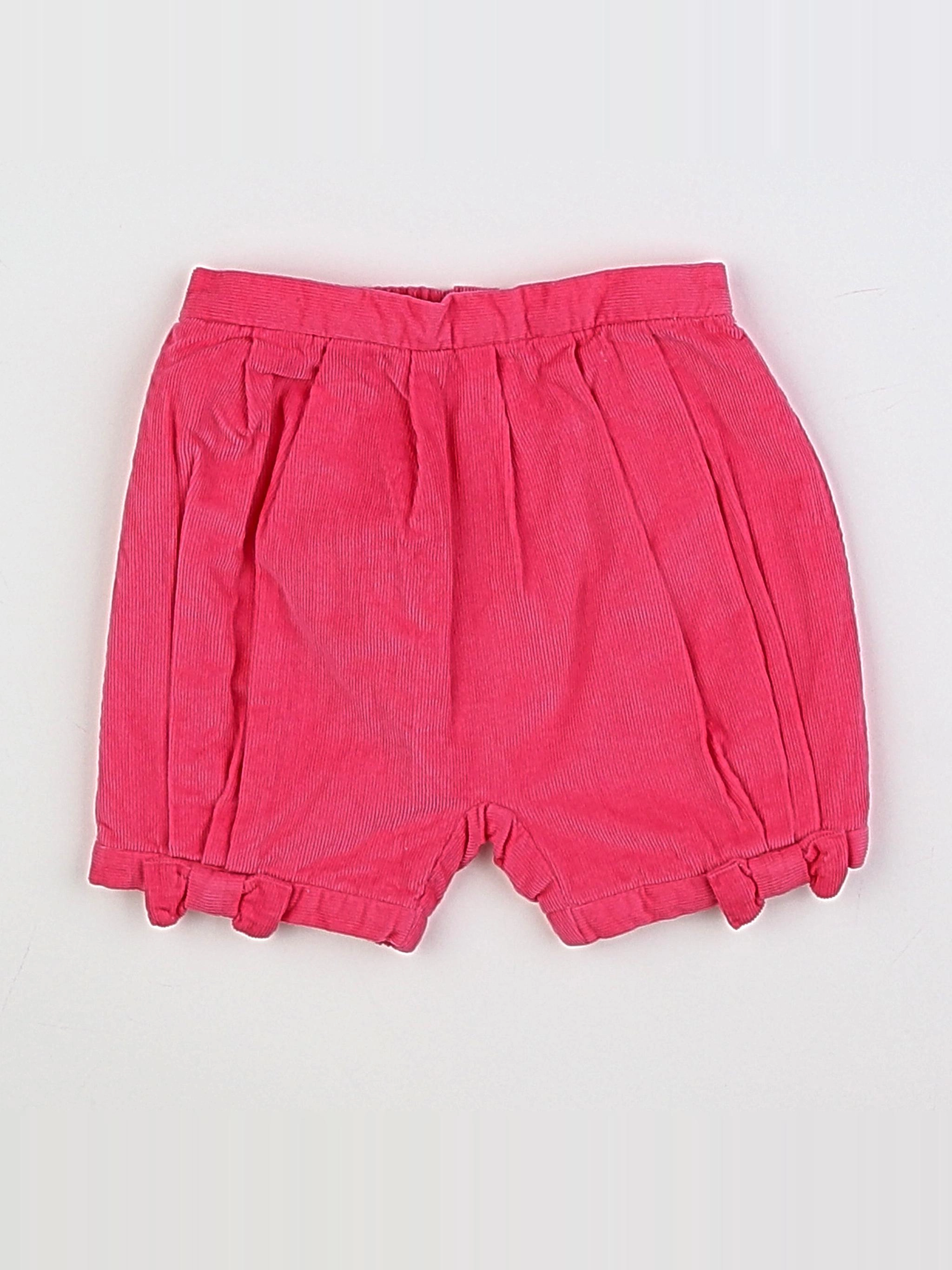 Jacadi - short rose - 6 mois