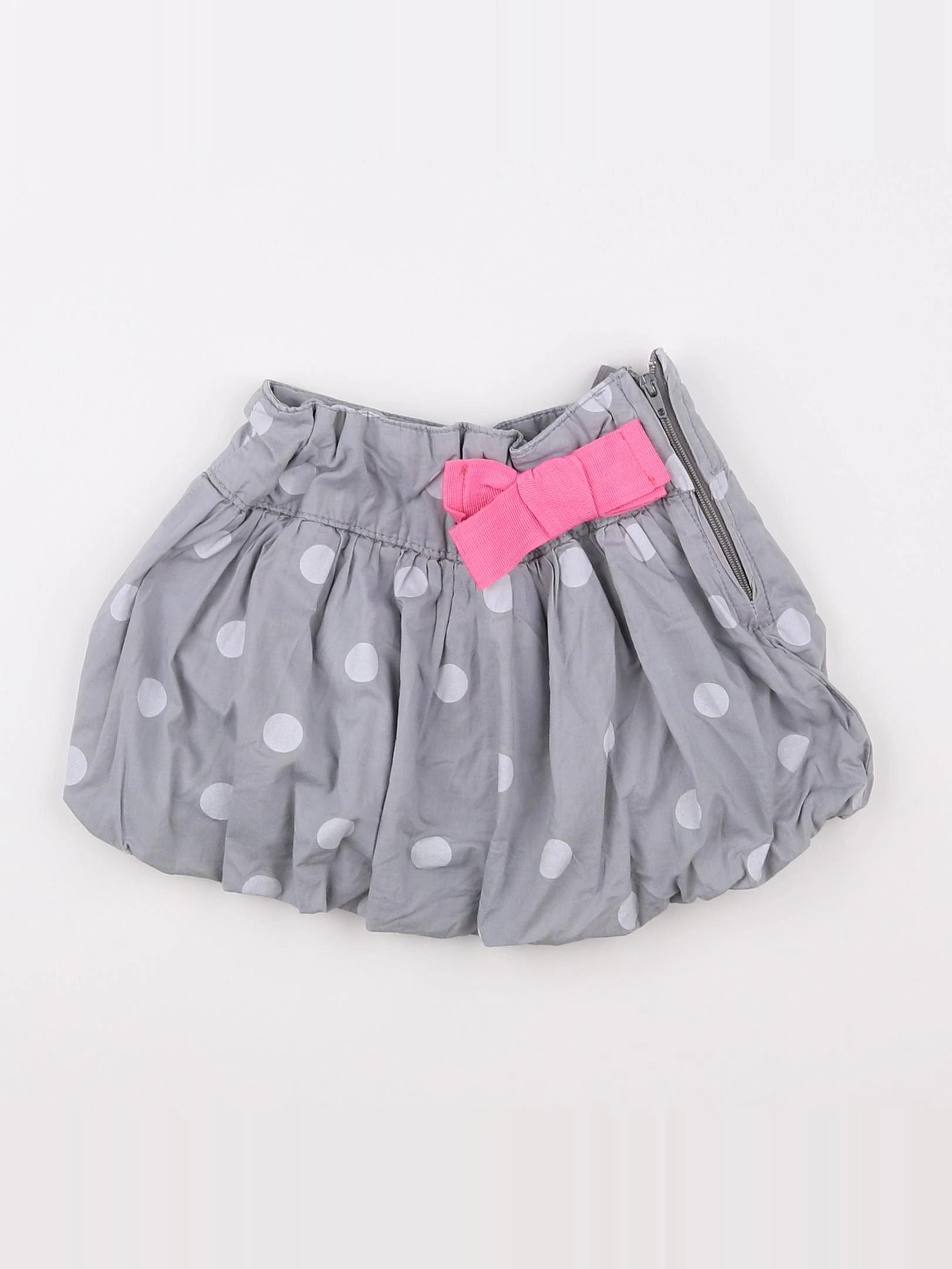 Vertbaudet - jupe gris - 2 ans